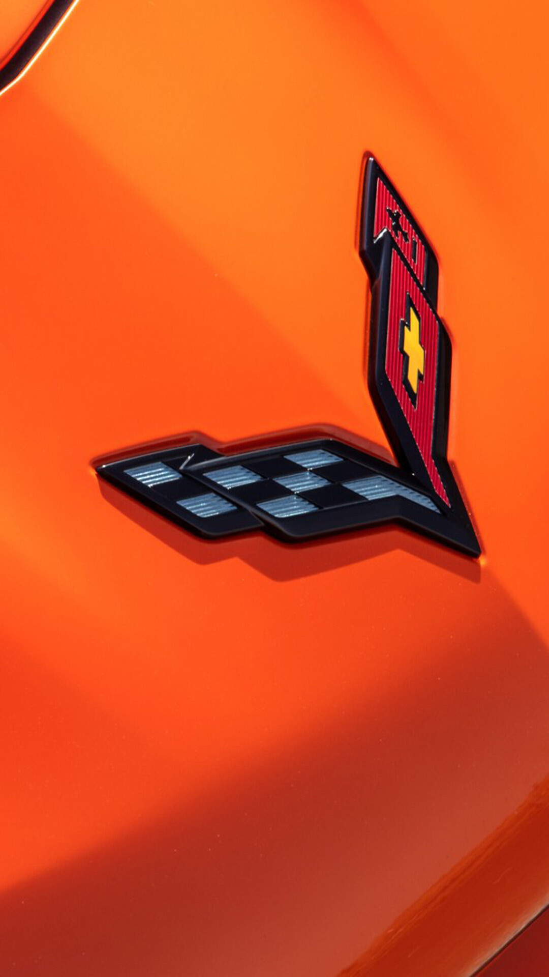 Corvette logo, Chevrolet Wallpaper, 1080x1920 Full HD Phone
