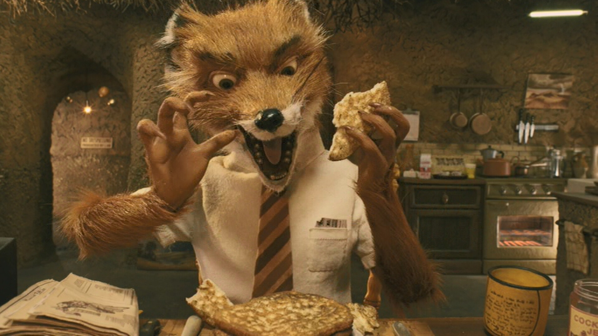 Fantastic Mr. Fox, Animation masterpiece, Cunning fox protagonist, Quirky character design, 1920x1080 Full HD Desktop