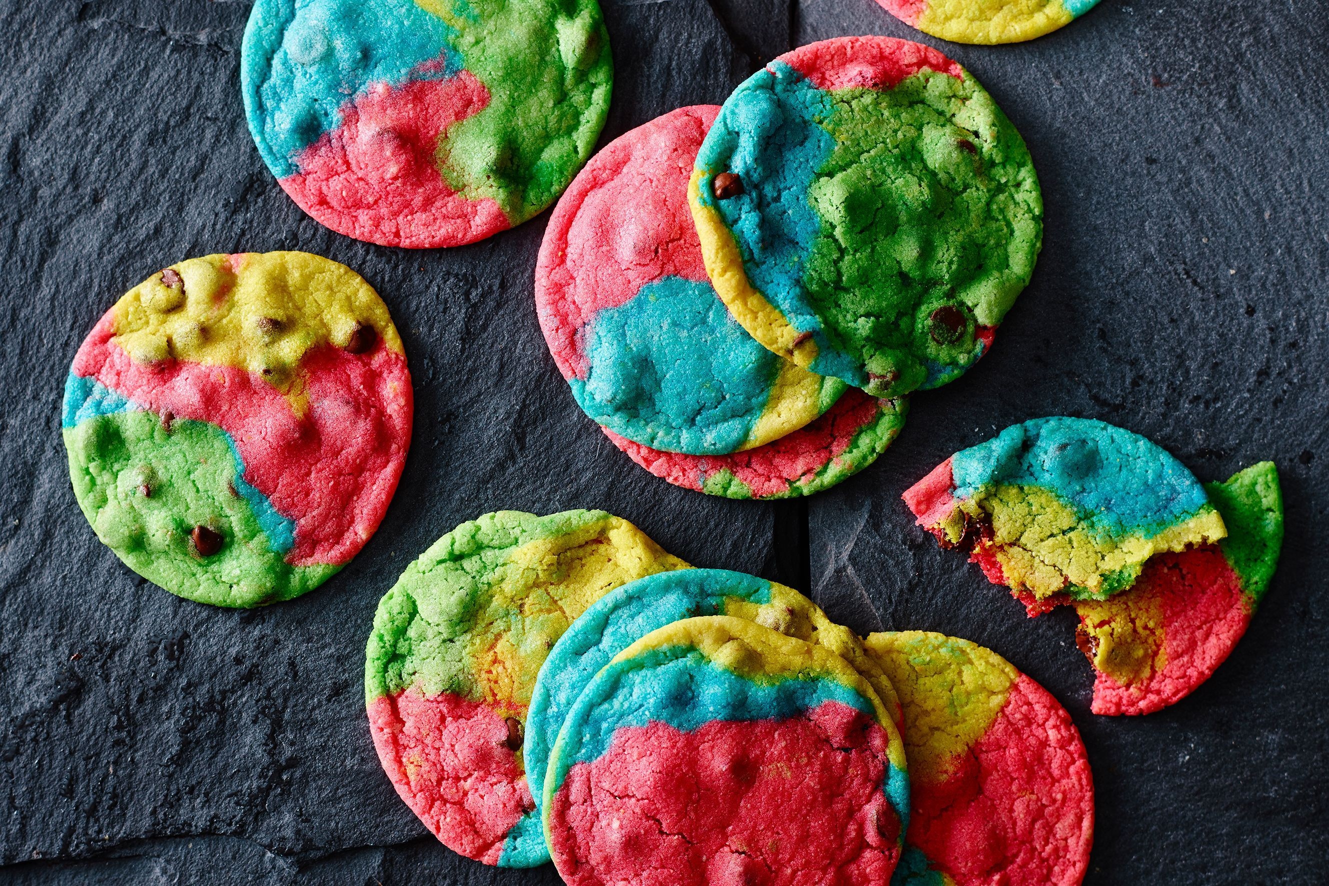 Cookie, Bursting with flavors, Delightful rainbow hues, Homemade goodness, 2660x1780 HD Desktop