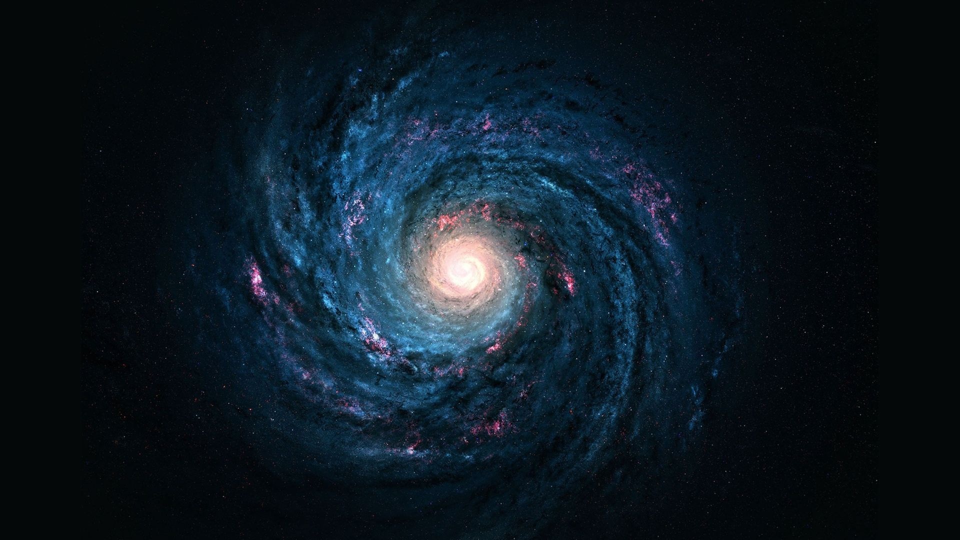 Galaxy, Swirls Wallpaper, 1920x1080 Full HD Desktop