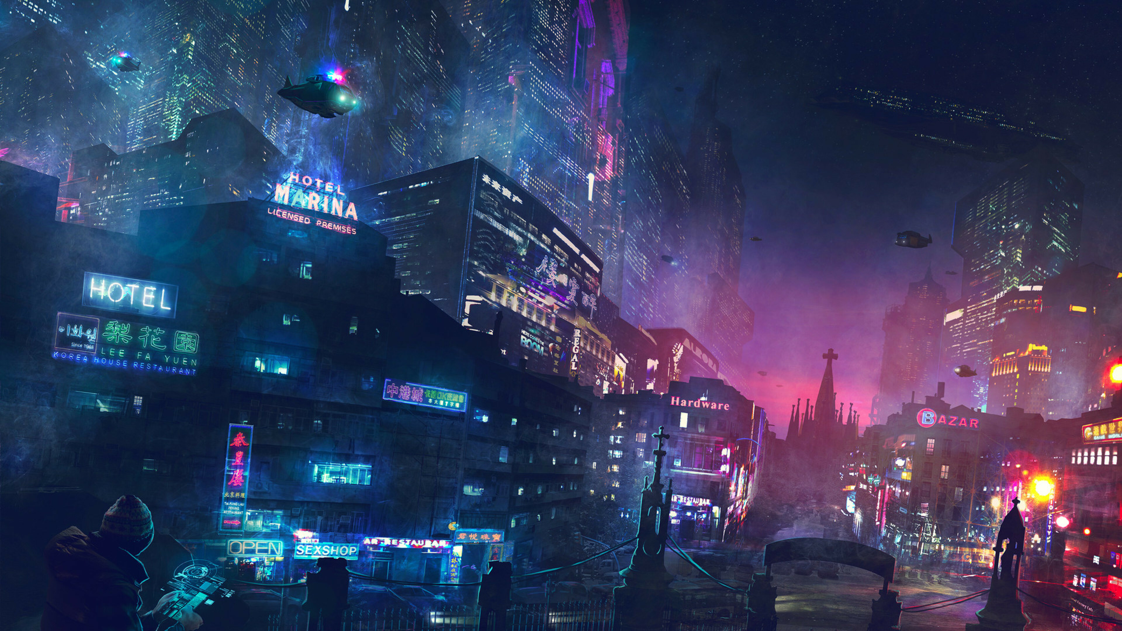 Night City, Cyberpunk 2077 Wallpaper, 3840x2160 4K Desktop