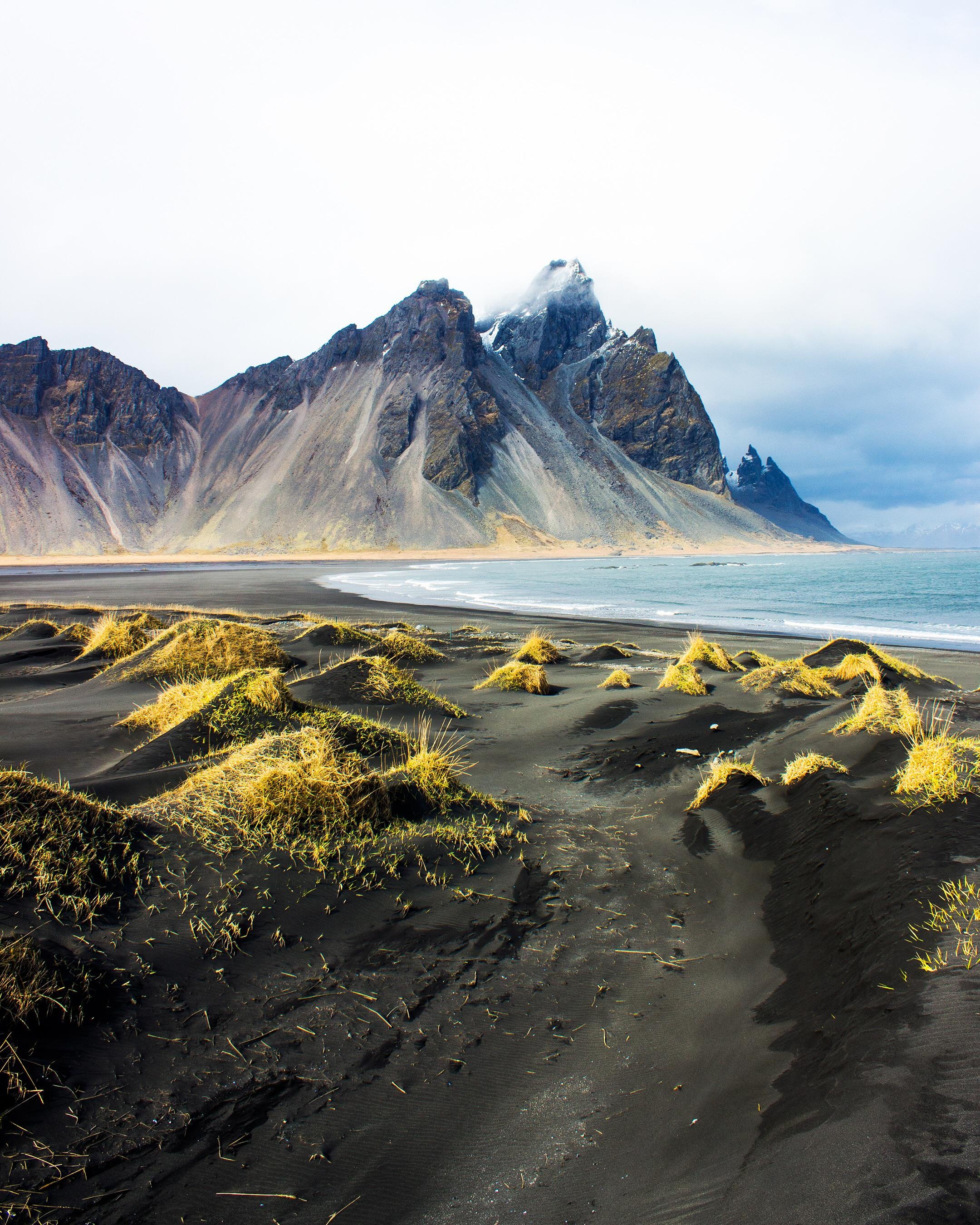 Vestrahorn, Mesmerizing beauty, Iceland's charm, Artistic rearthporn shot, 2160x2700 HD Phone