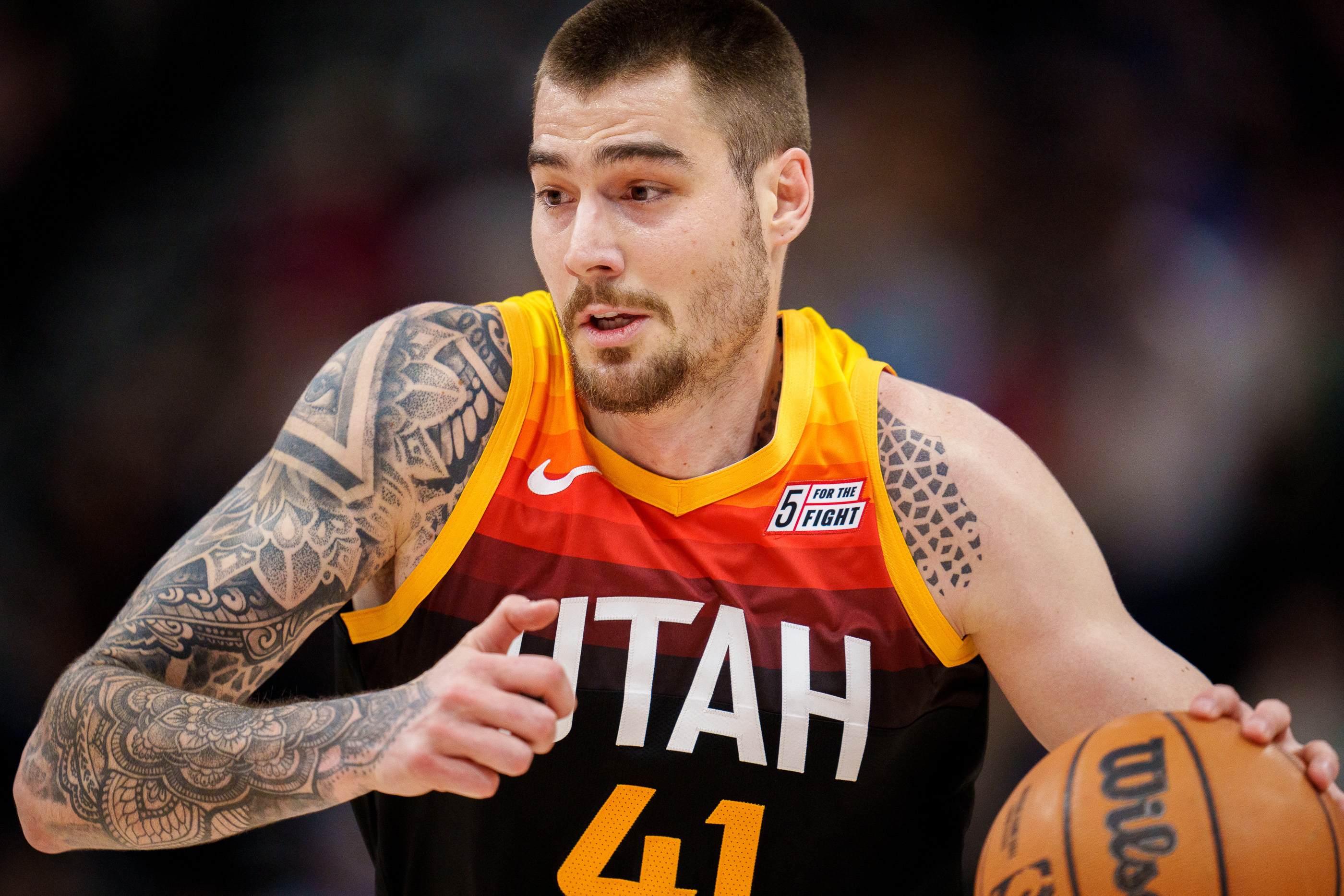 Juancho Hernangomez, Small silver lining, Utah Jazz loss, Player performance, 2800x1870 HD Desktop