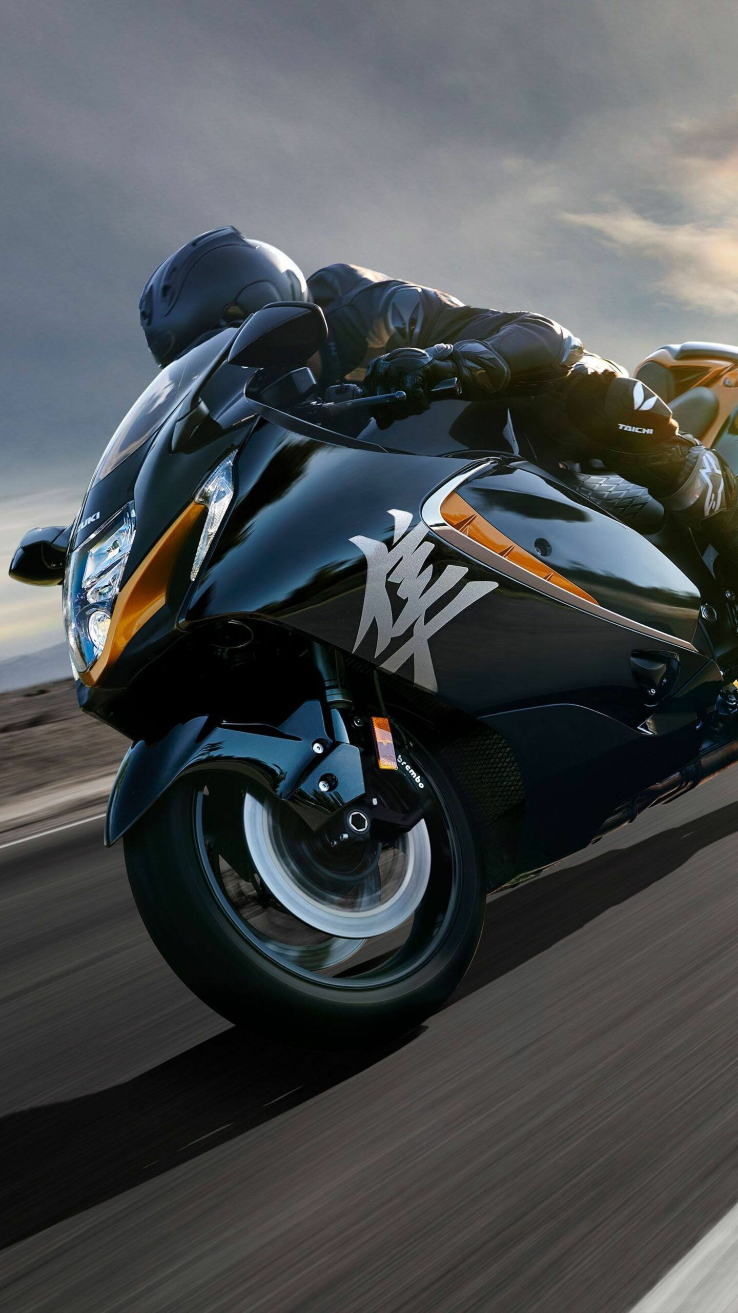 Suzuki Hayabusa, Extreme agility, Unmatched performance, Sleek aesthetics, 1440x2560 HD Phone