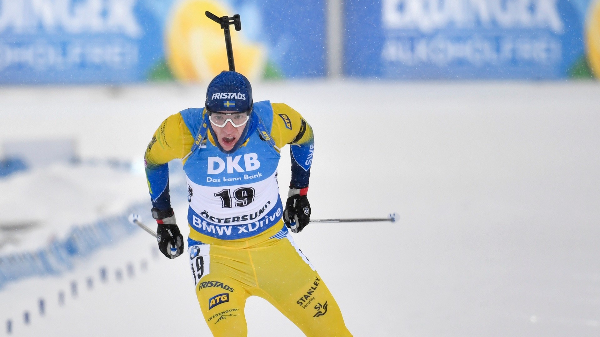 Sebastian Samuelsson, Biathlon World Cup, Medal near-miss, Target accuracy, 1920x1080 Full HD Desktop