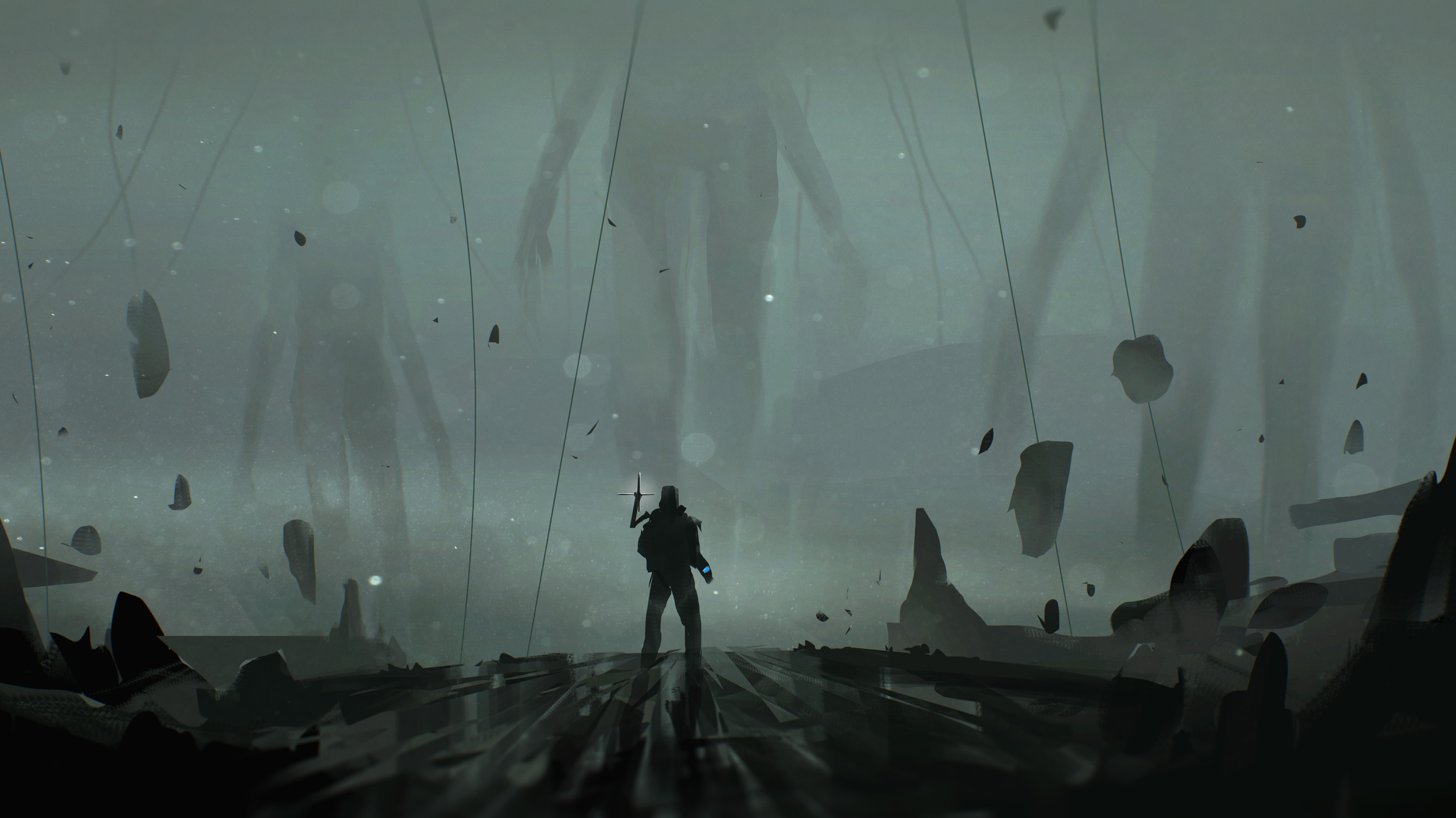 Hideo Kojima Gaming, Death Stranding games art, Keslari HD wallpapers, 3840x2160 4K Desktop