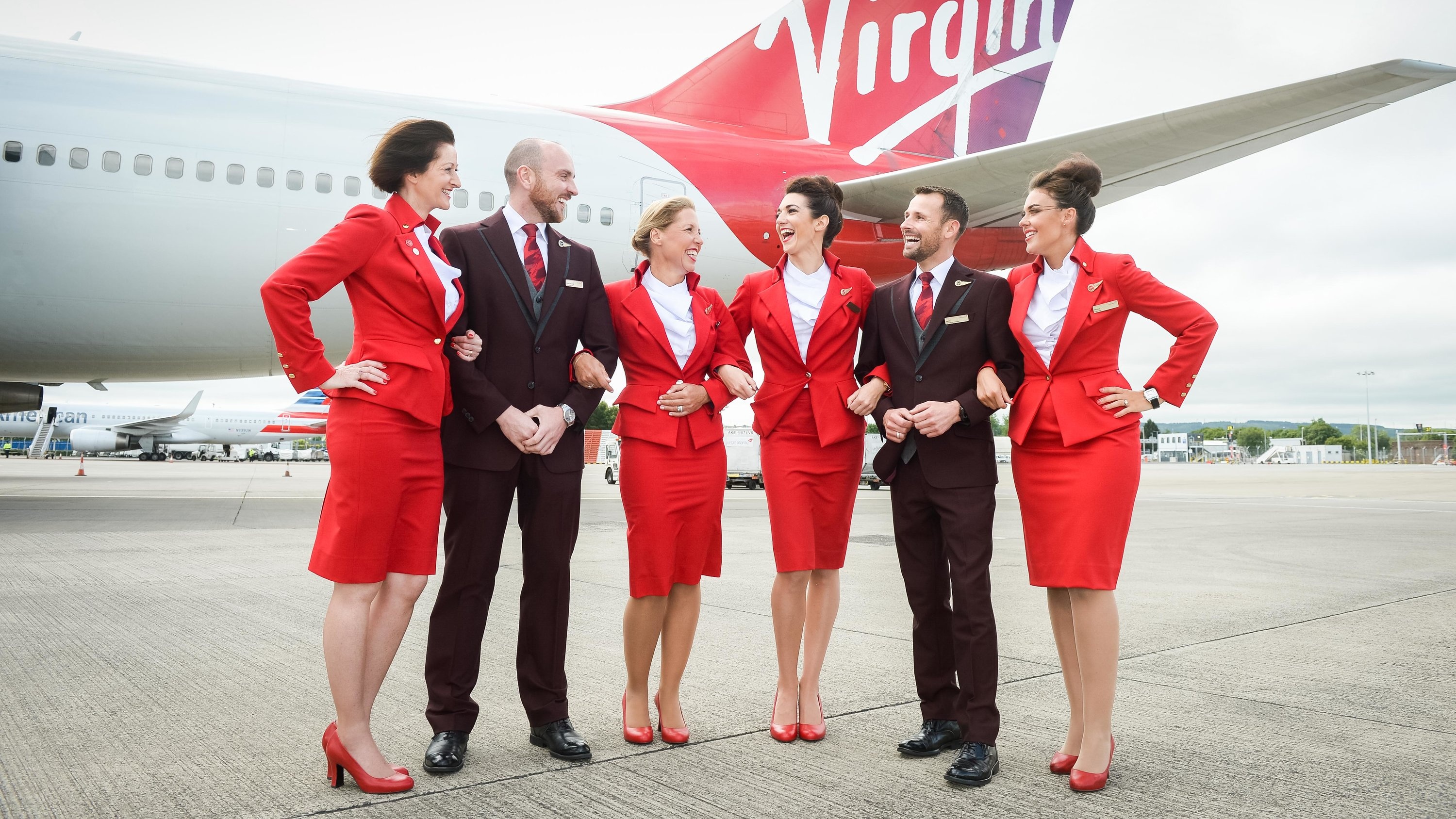 Virgin Atlantic, Flight Attendants Wallpaper, 3000x1690 HD Desktop