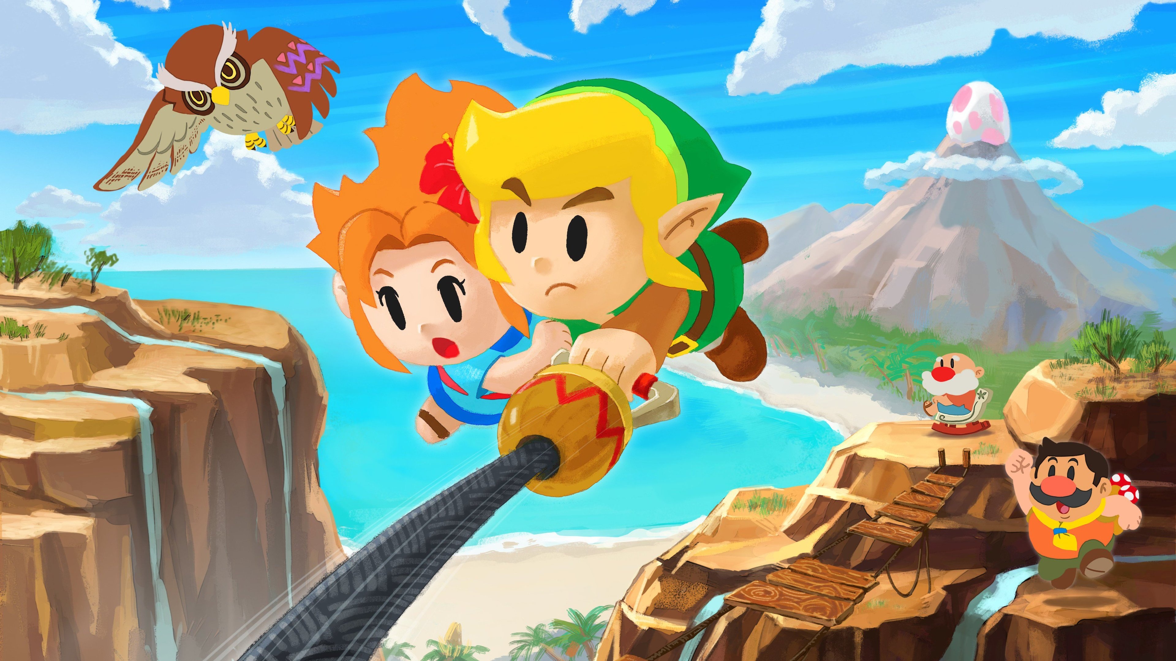 Link's Awakening, Zelda Wallpaper, 3840x2160 4K Desktop
