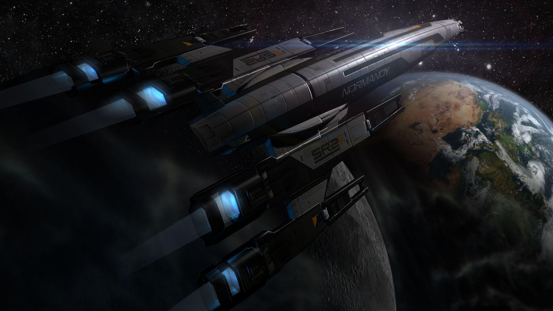 Mass Effect, Gaming, Normandy backgrounds, HD wallpapers, 1920x1080 Full HD Desktop