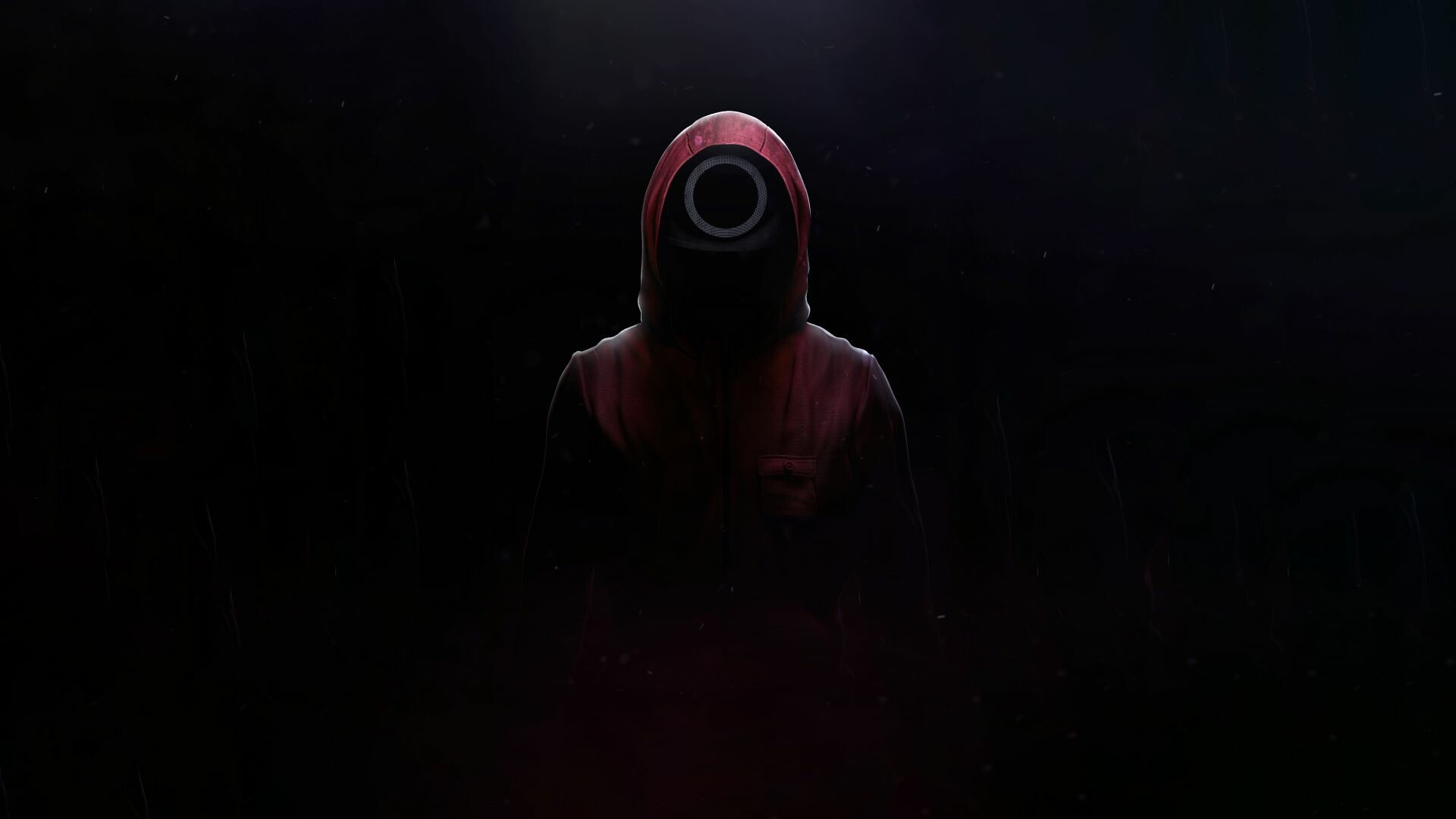 Squid Game, Gripping TV series, Minimalist fan art, Thrilling poster design, 1920x1080 Full HD Desktop