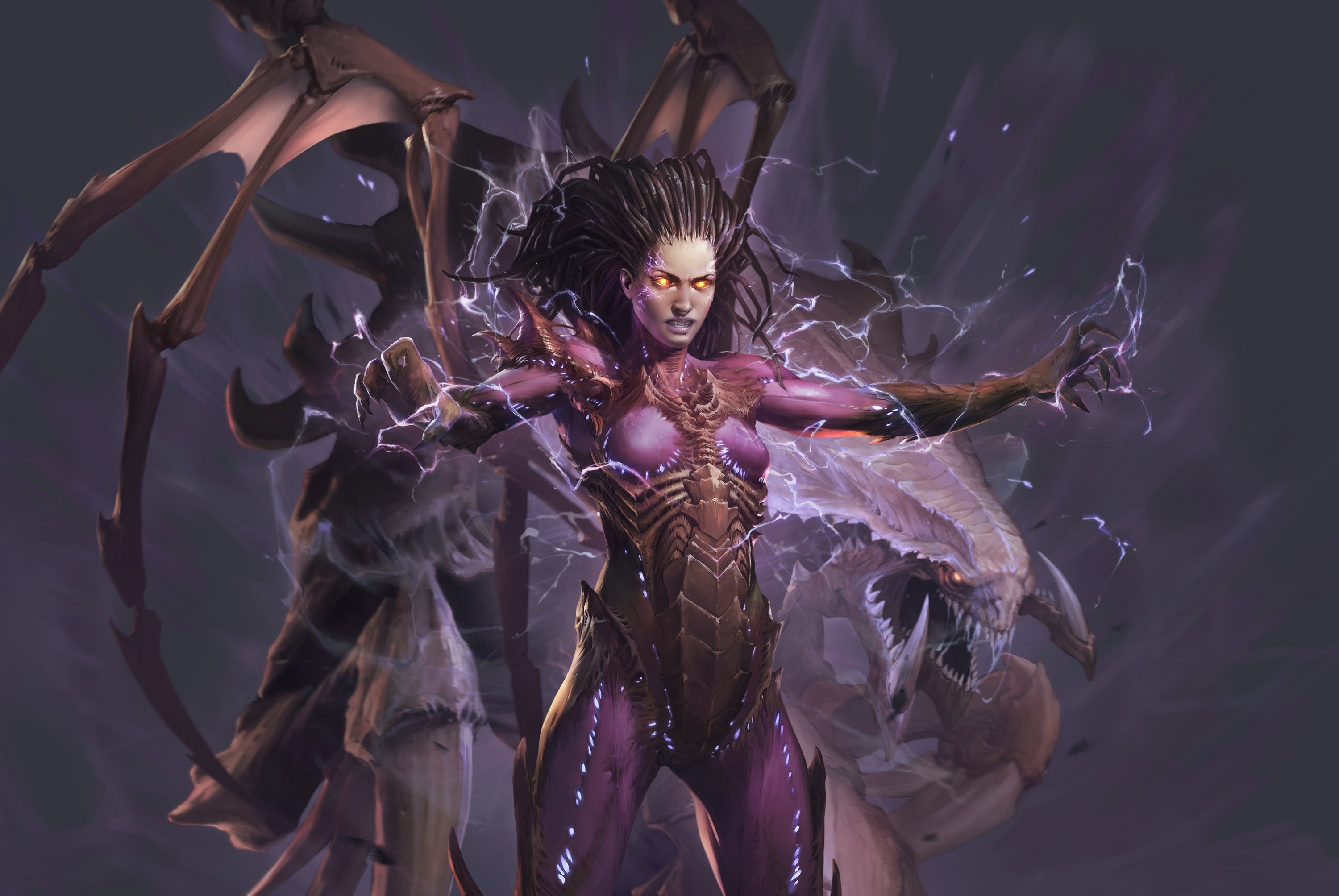 Sarah Kerrigan, StarCraft II wallpaper, Gaming, StarCraft, 3000x2010 HD Desktop