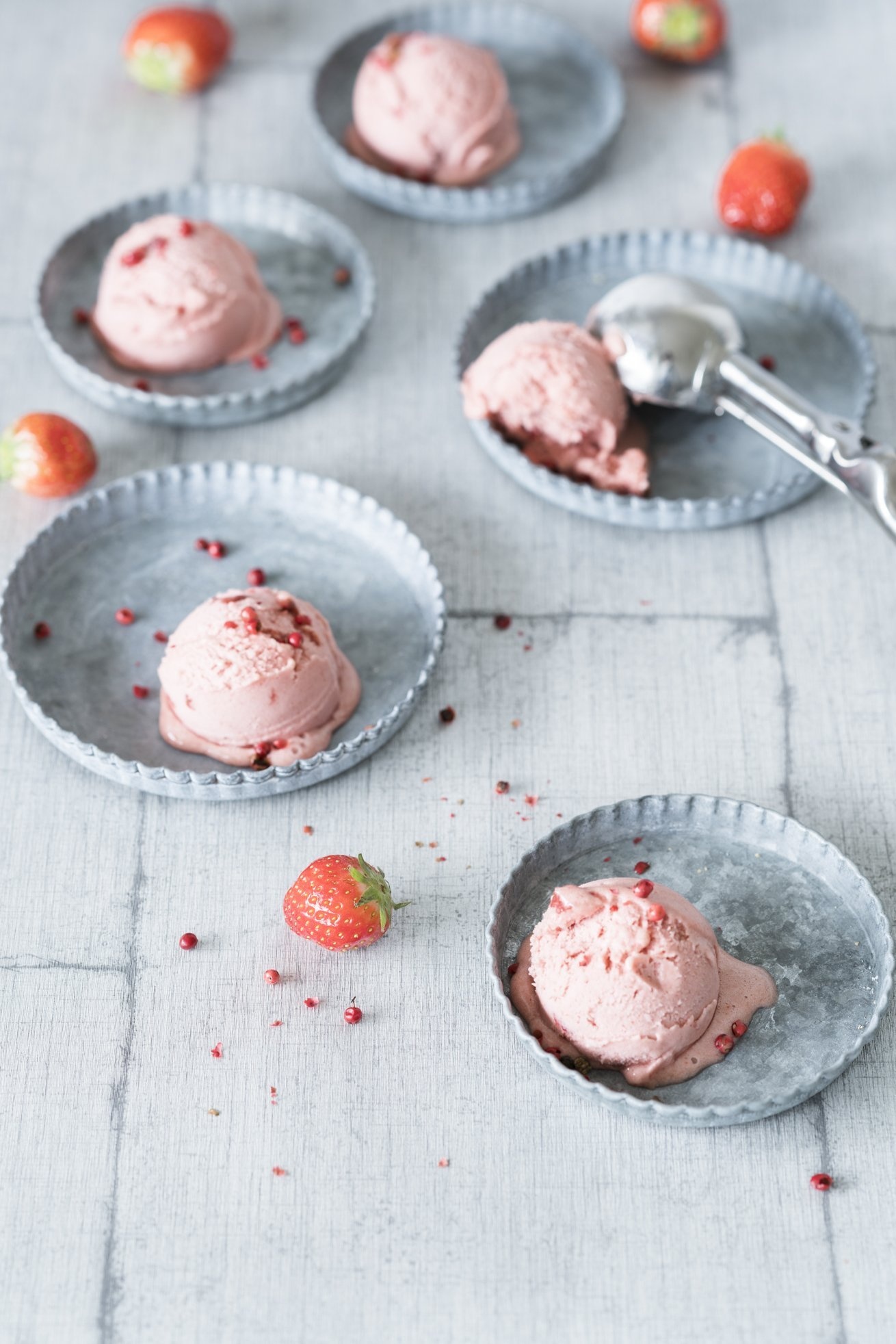 Strawberry prosecco sorbet, Refined taste, Red berries delight, Tinastausendschn recipe, 1310x1970 HD Phone