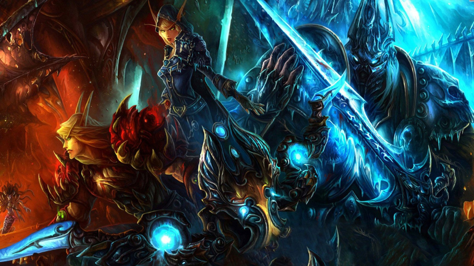 WoW universe, Warcraft landscapes, Gaming legends, Fantasy worlds, Mythical creatures, 1920x1080 Full HD Desktop