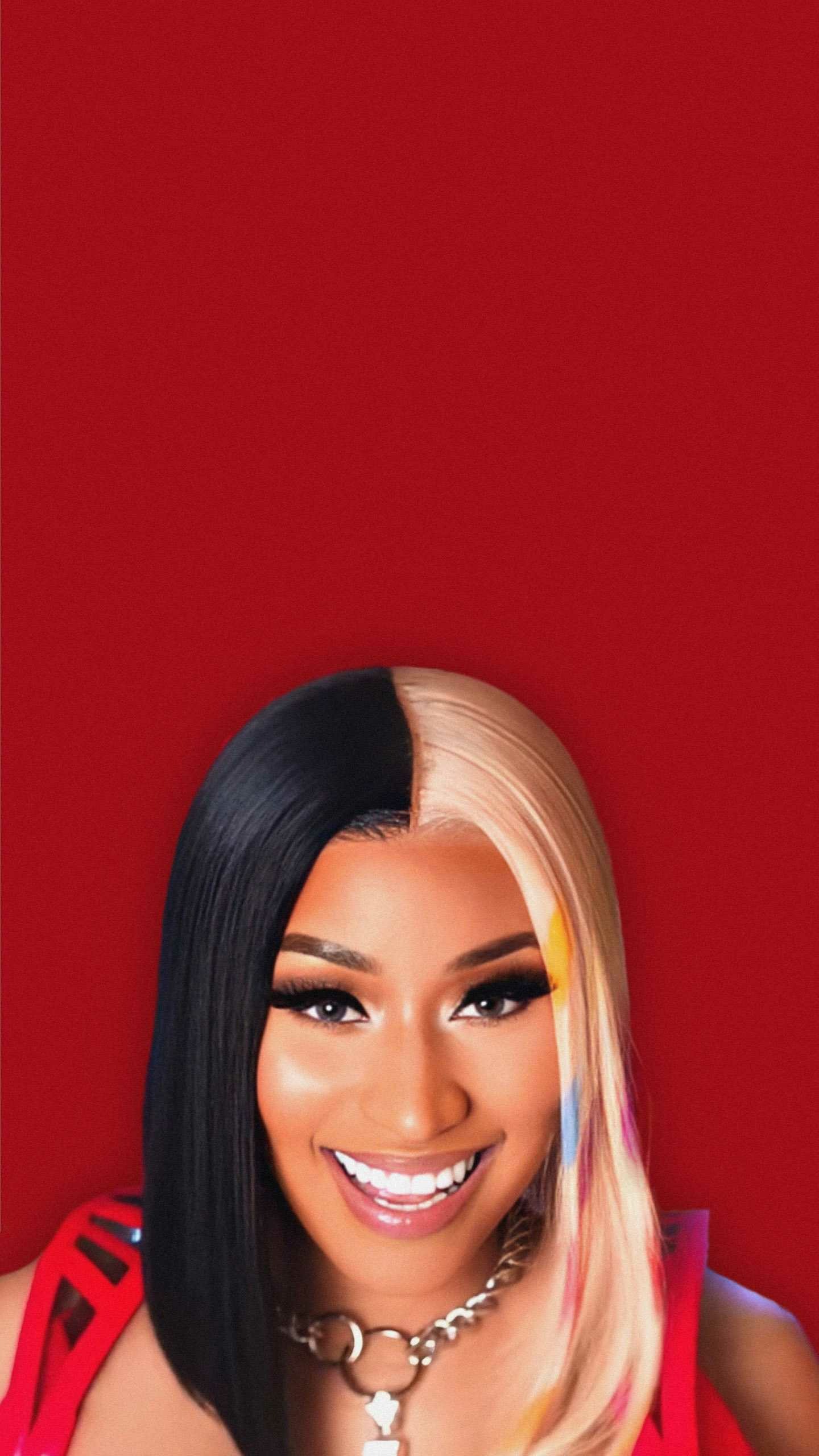 Nicki Minaj, Artistic wallpapers, iPhone style, Vibrant colours, 1440x2560 HD Phone