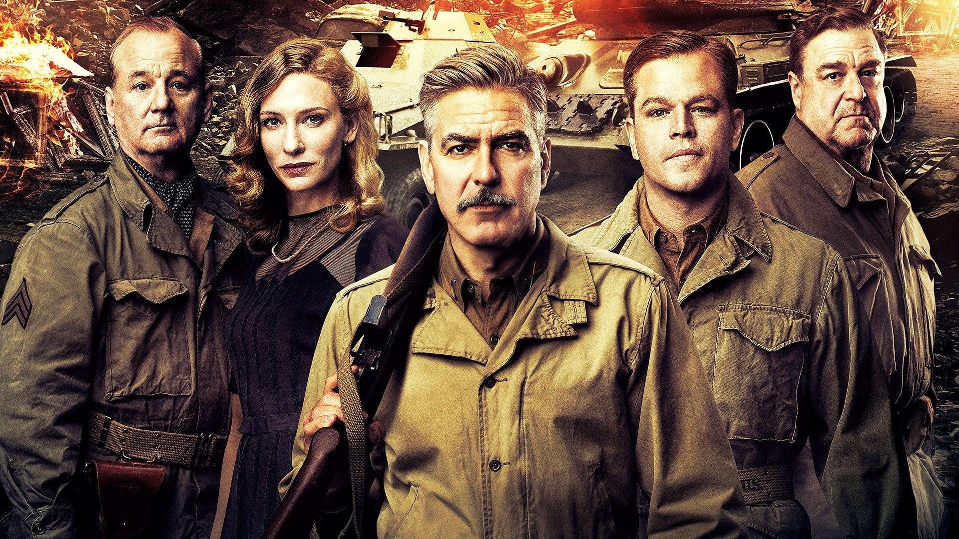 The Monuments Men, HD Wallpaper, Background Image, 1920x1080 Full HD Desktop