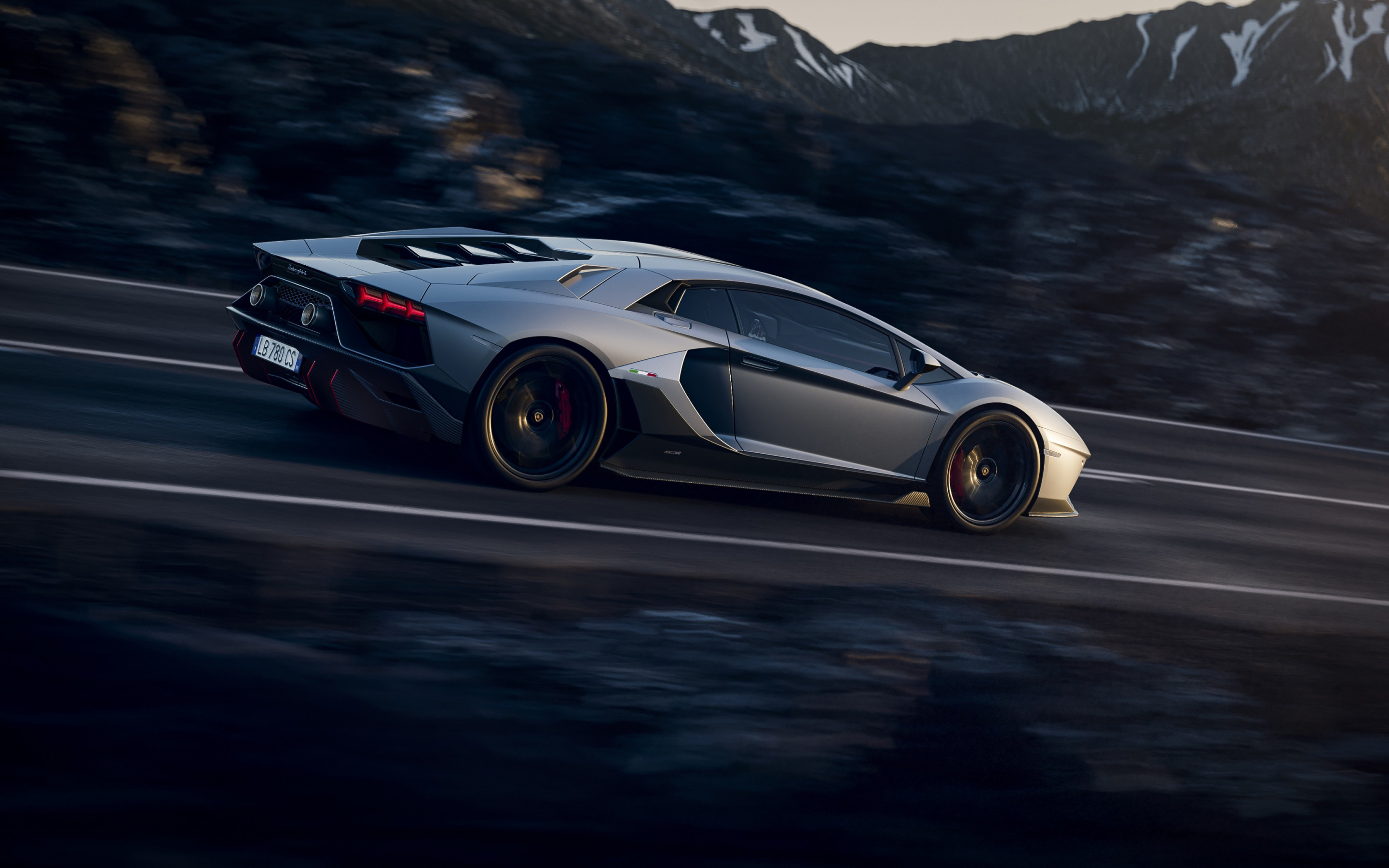 Lamborghini Aventador LP 780-4 Ultimae, Supercar, 2880x1800 HD Desktop