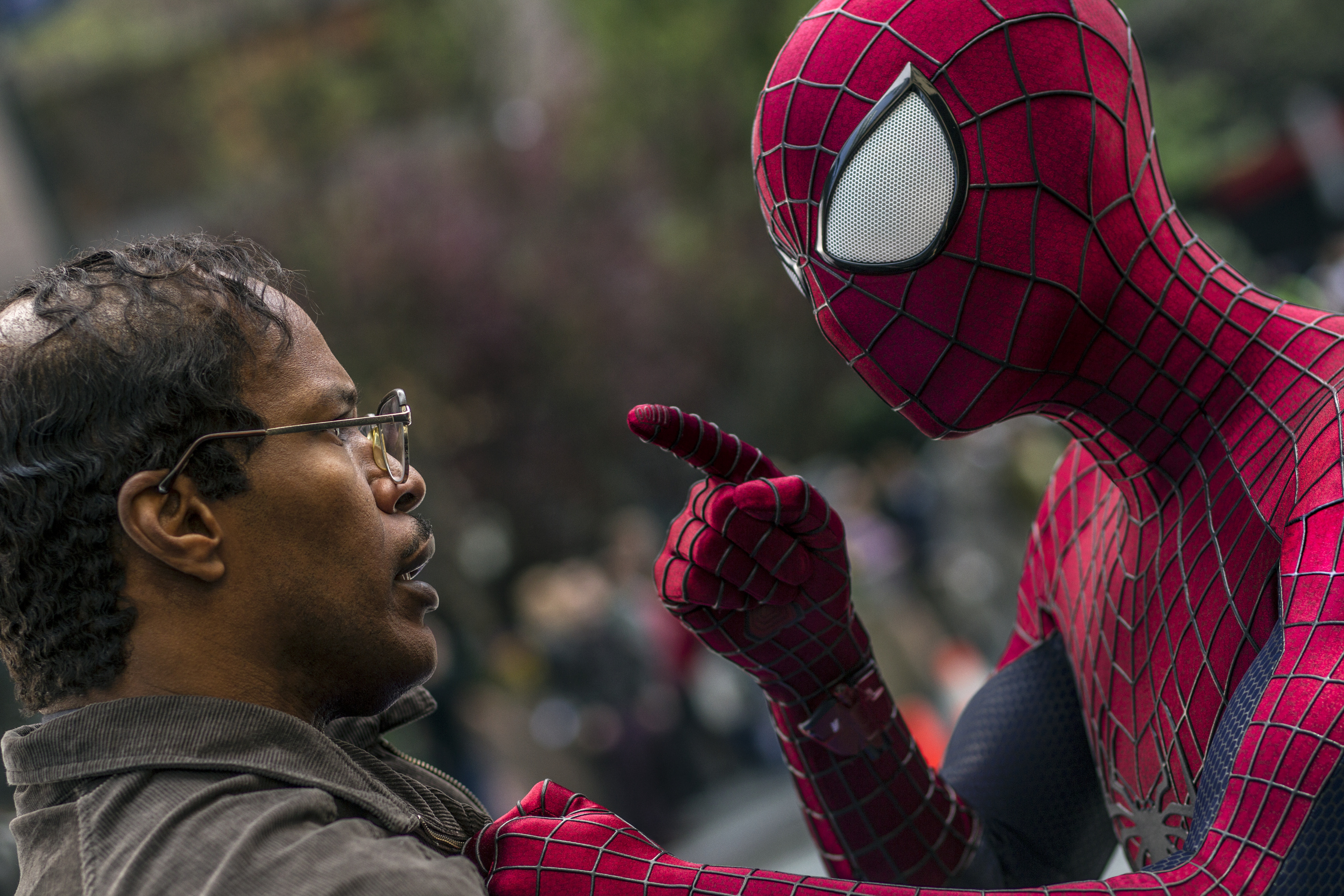 Andrew Garfield Spider-Man, Jamie Foxx Max Dillon, The Amazing Spider-Man 2, HD Desktop wallpaper