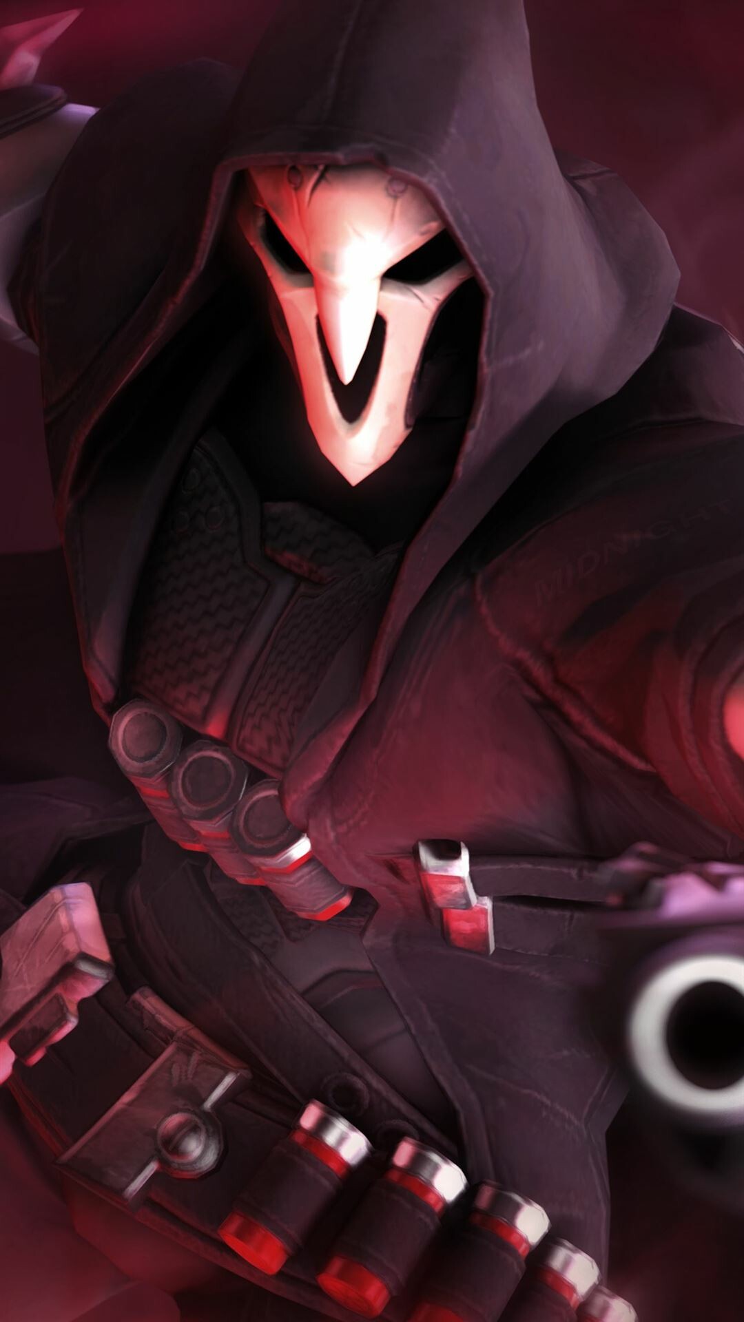 Reaper Overwatch 5K, Samsung Galaxy Note, iPhone wallpapers, 1080x1920 Full HD Phone