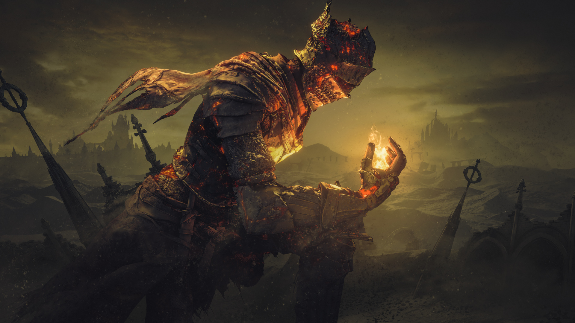 Soul of Cinder, First Flame, Kiln of the First Flame, Full HD Desktop wallpaper