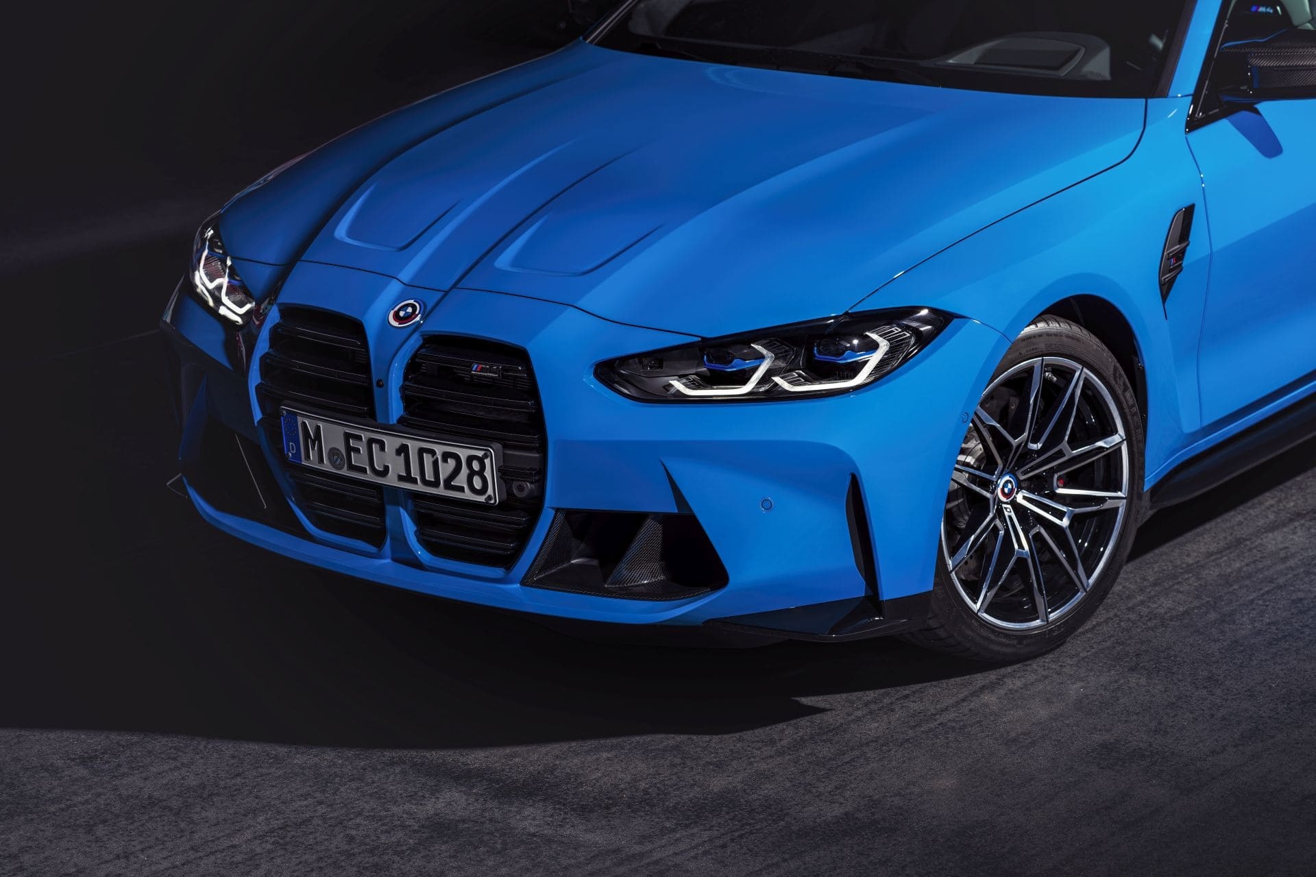 BMW M4 Competition, BMW Laserlight headlights, Vertical kidney grille, HD Desktop wallpaper