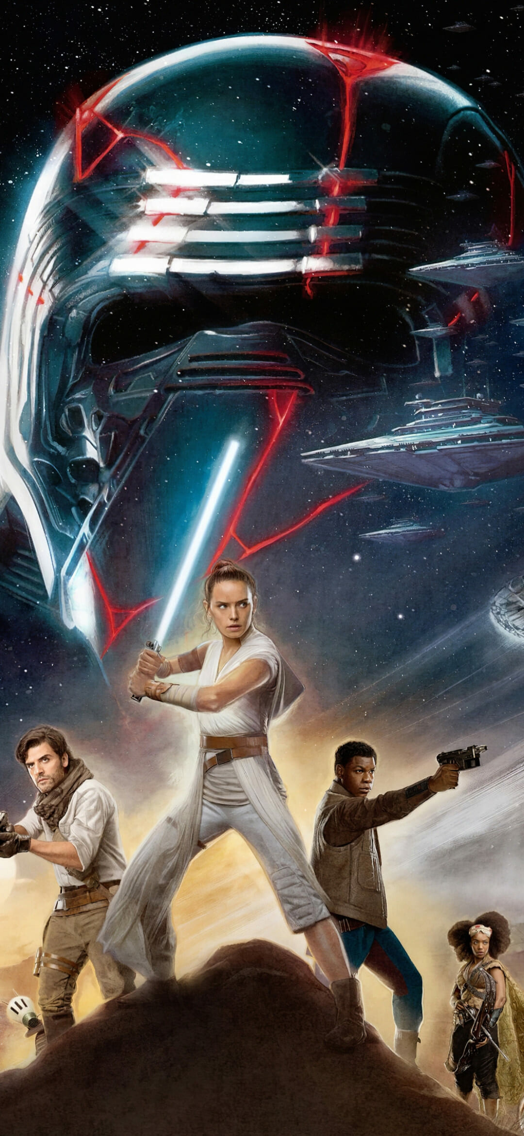 Star Wars wallpapers, Immersive designs, Iconic characters, Digital artwork, 1080x2340 HD Phone