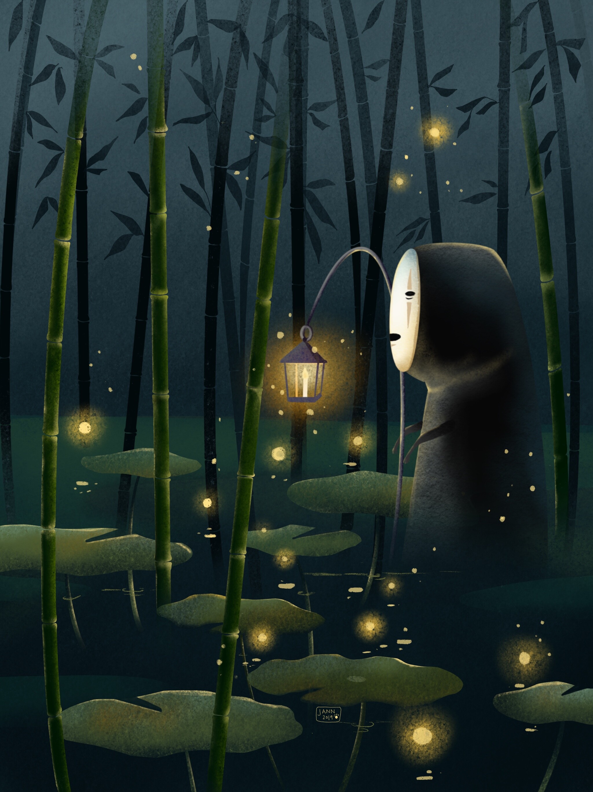 Spirited Away, Artistic wallpapers, Jannplansthings collection, 2050x2740 HD Phone