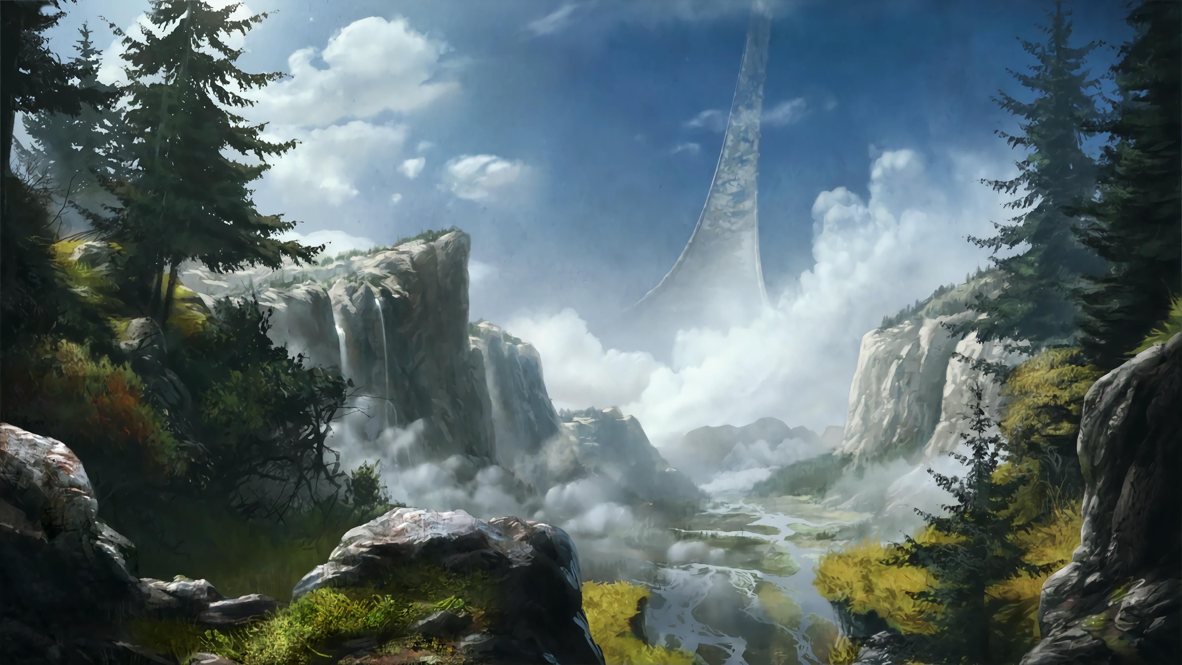 Halo Reach, Halo Ring Wallpaper, 3840x2160 4K Desktop