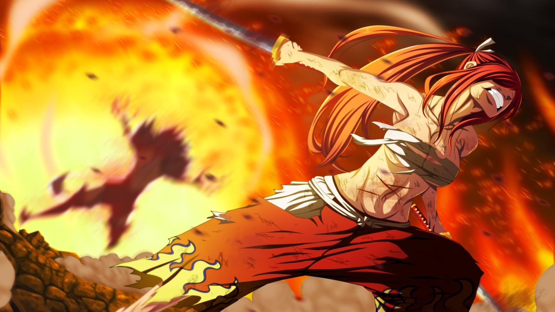 Erza Scarlet, Fairy Tail imgur, Anime wallpaper, Fairy Tail, 1920x1080 Full HD Desktop