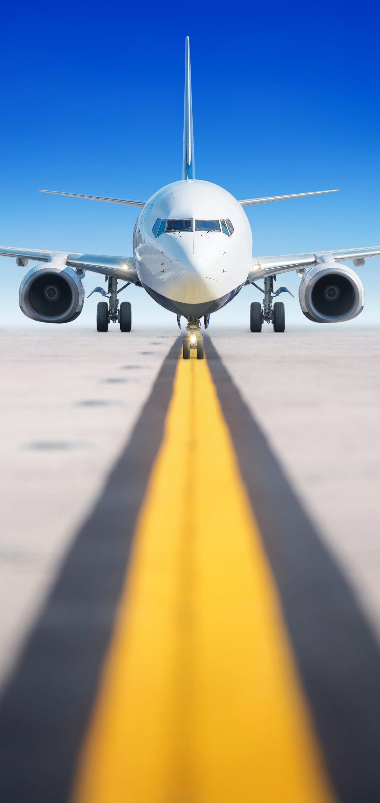 Runway, Airplanes Wallpaper, 1440x3040 HD Phone