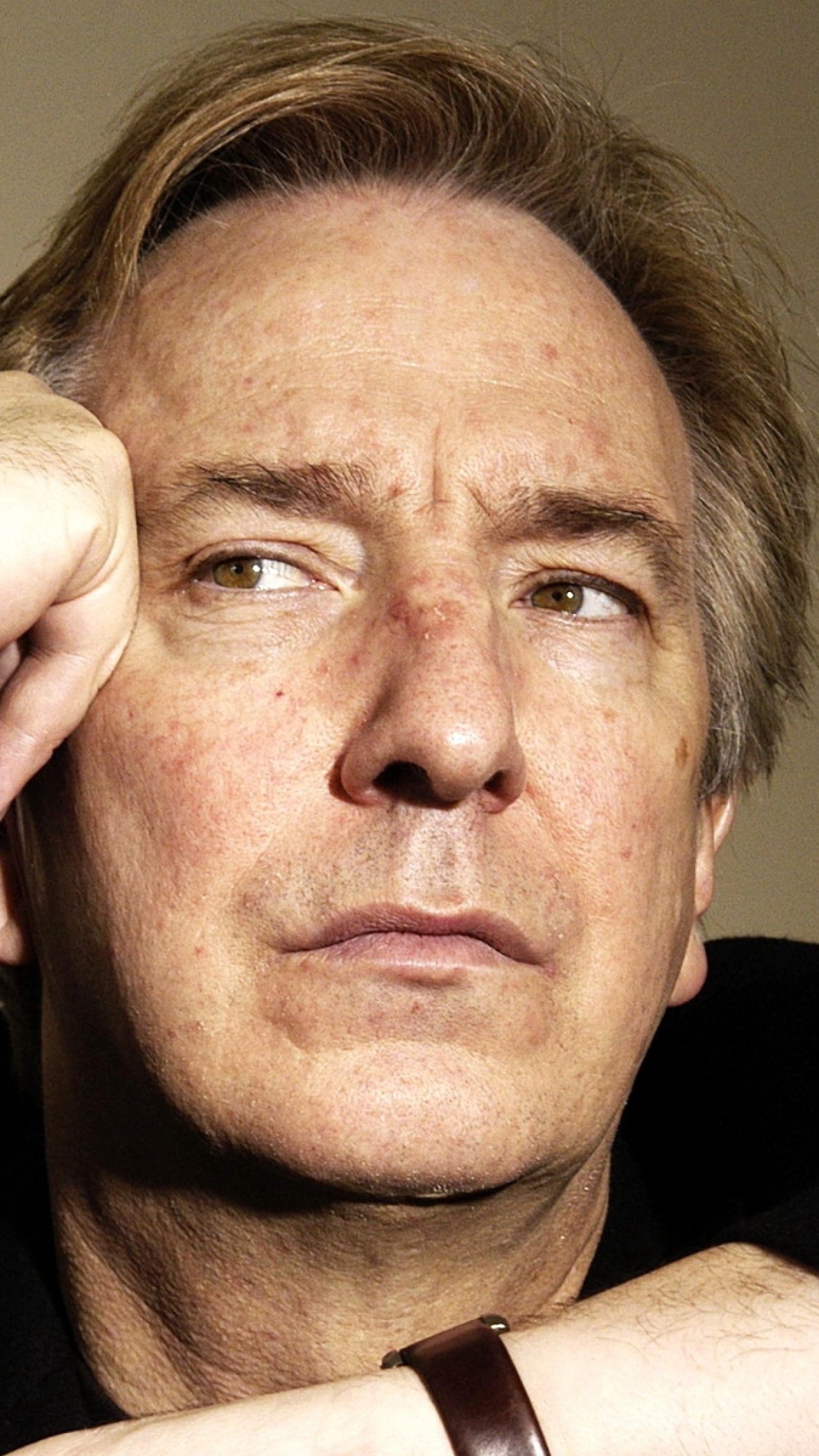 Alan Rickman, Actor, Man, Glamour, 1250x2210 HD Phone