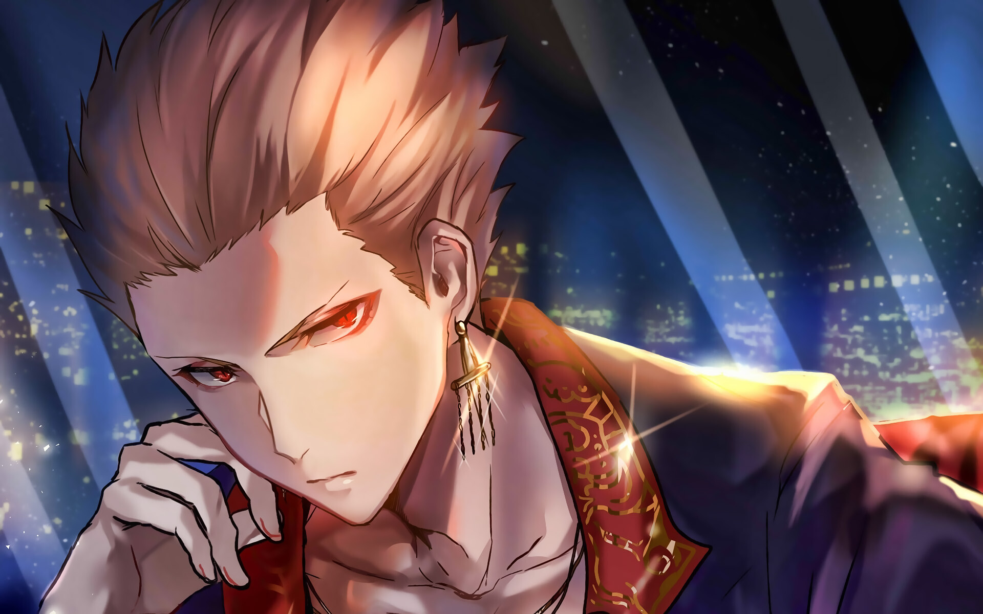 Gilgamesh, Fate series, Manga art, Fate Grand Order, 1920x1200 HD Desktop