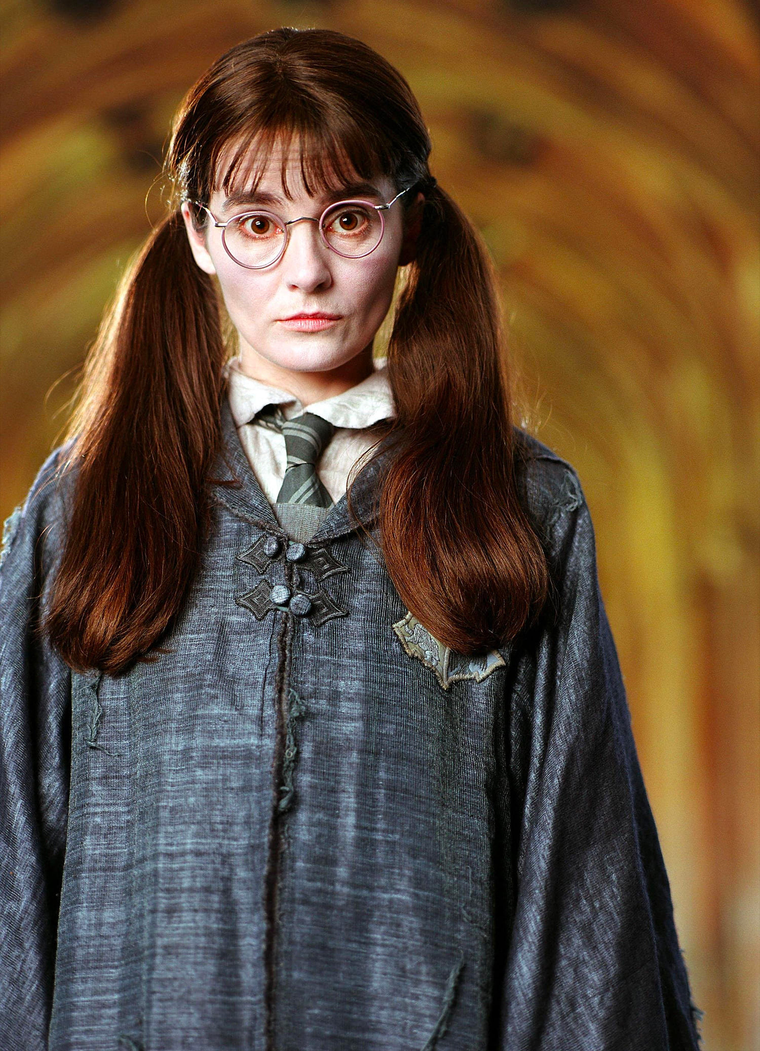 Moaning Myrtle portrait, Ghostly presence, Hogwarts bathroom, Eerie atmosphere, 1500x2080 HD Phone