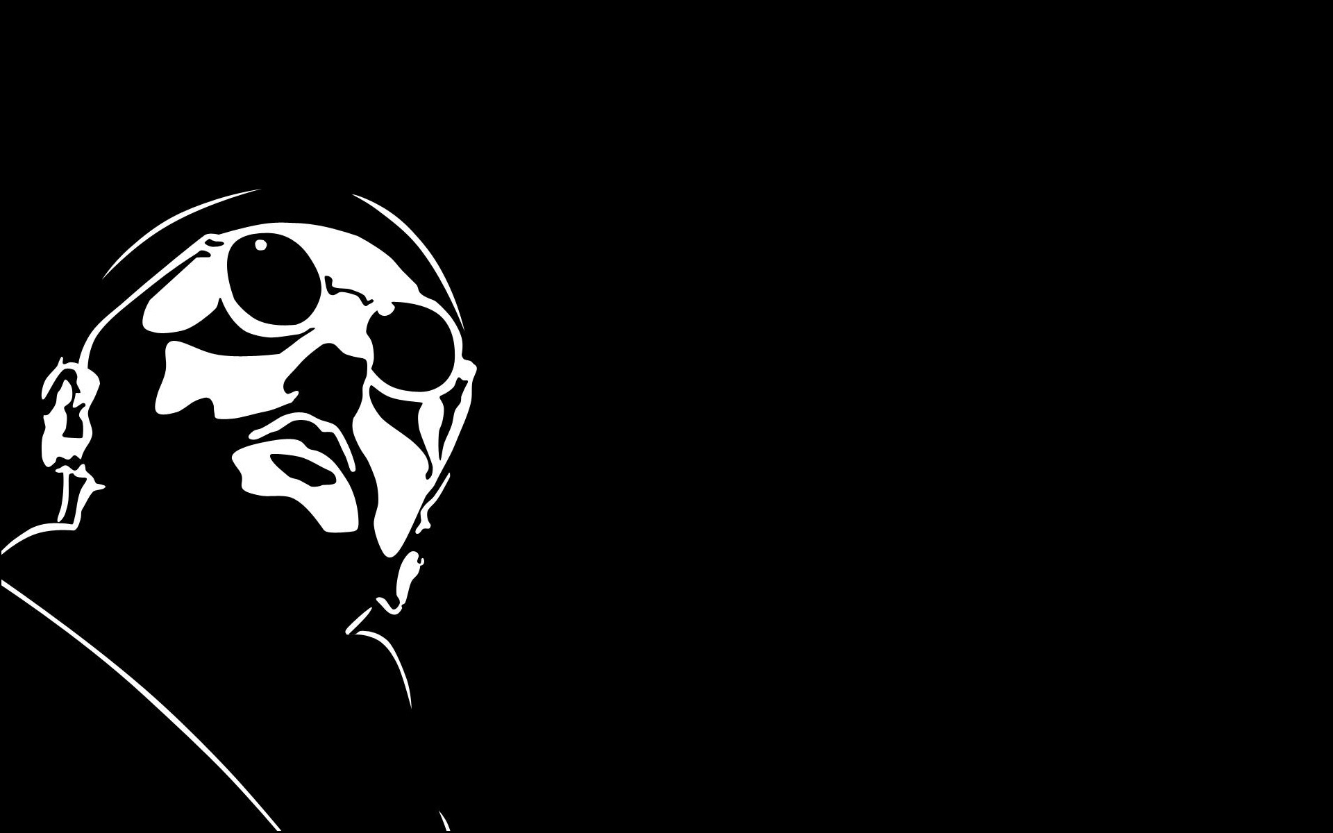 Leon the professional, Jean Reno, Black background, Desktop backgrounds, 1920x1200 HD Desktop