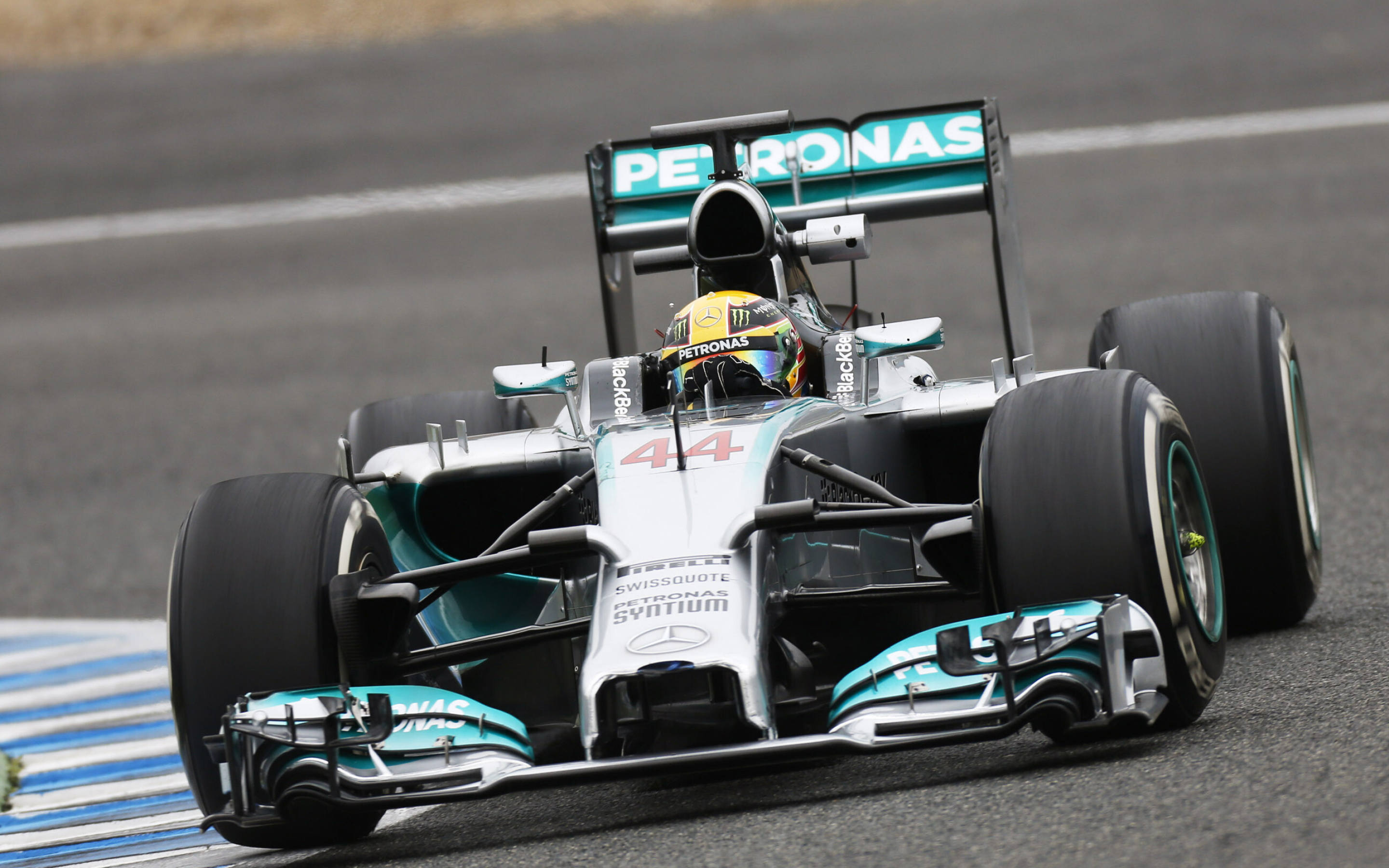 Mercedes-AMG Petronas, Lewis Hamilton Wallpaper, 2880x1800 HD Desktop