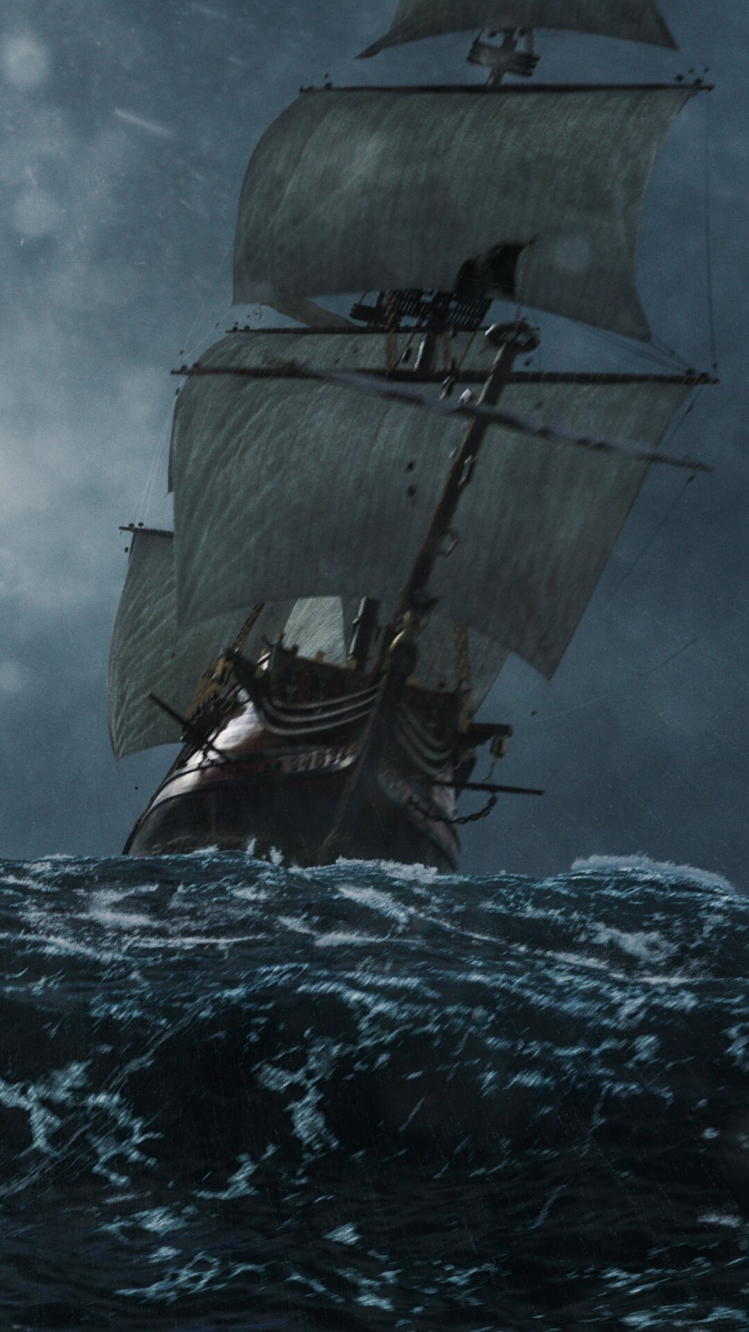 Ghost Ship, Black Sails TV show, Pirate adventure, Intriguing storyline, 1080x1920 Full HD Phone