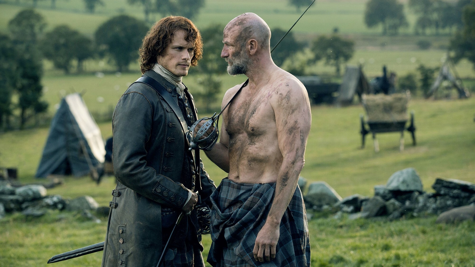 TV Shows, Outlander, Scotland, Sam Heughan, 2000x1130 HD Desktop