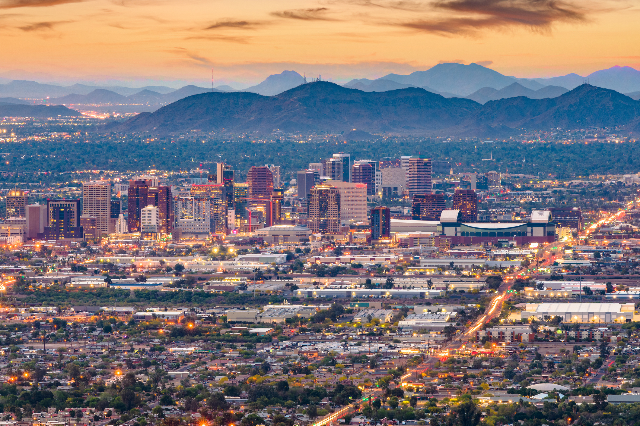 Phoenix Skyline, Executive recruiters, Job opportunities, Professional connections, 2130x1420 HD Desktop