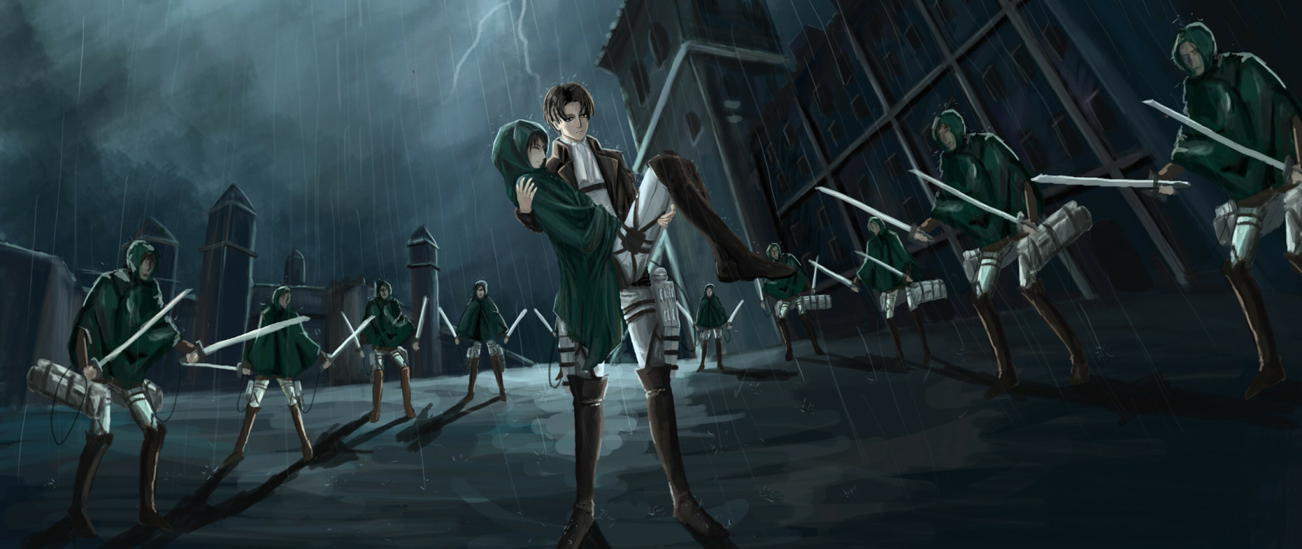 Attack on Titan: The Final Season, AOT Wallpapers, 2560x1080 Dual Screen Desktop