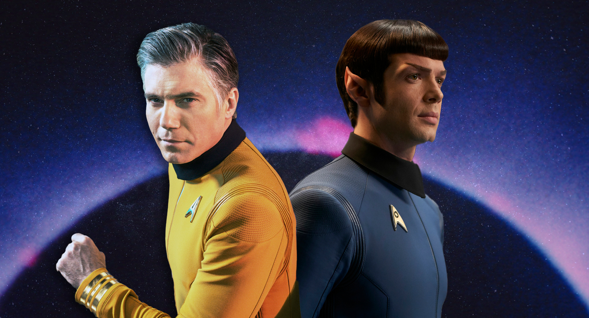 Anson Mount and Ethan Peck, Spock Wallpaper, 2000x1080 HD Desktop