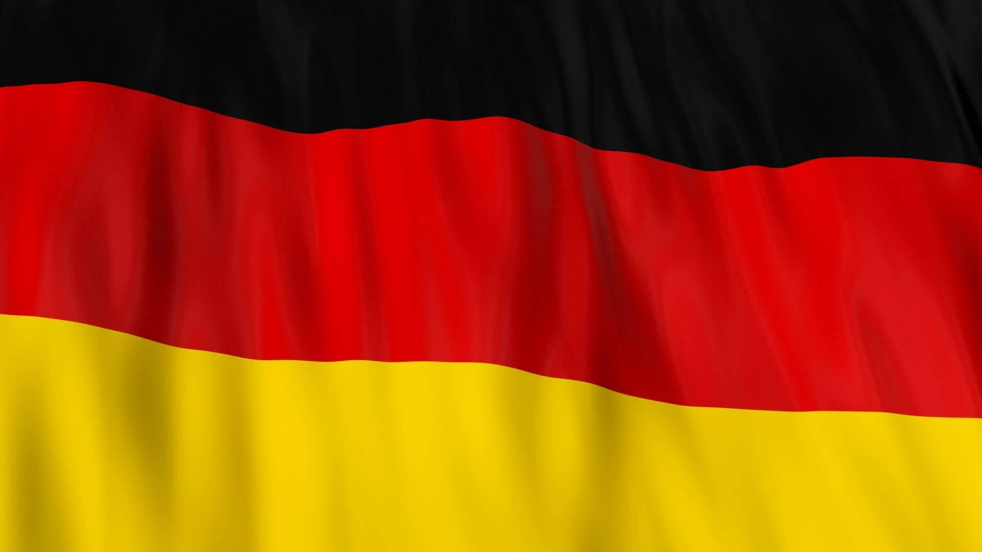 Germany flag, National symbol, Patriotic design, Saturated colors, 1920x1080 Full HD Desktop