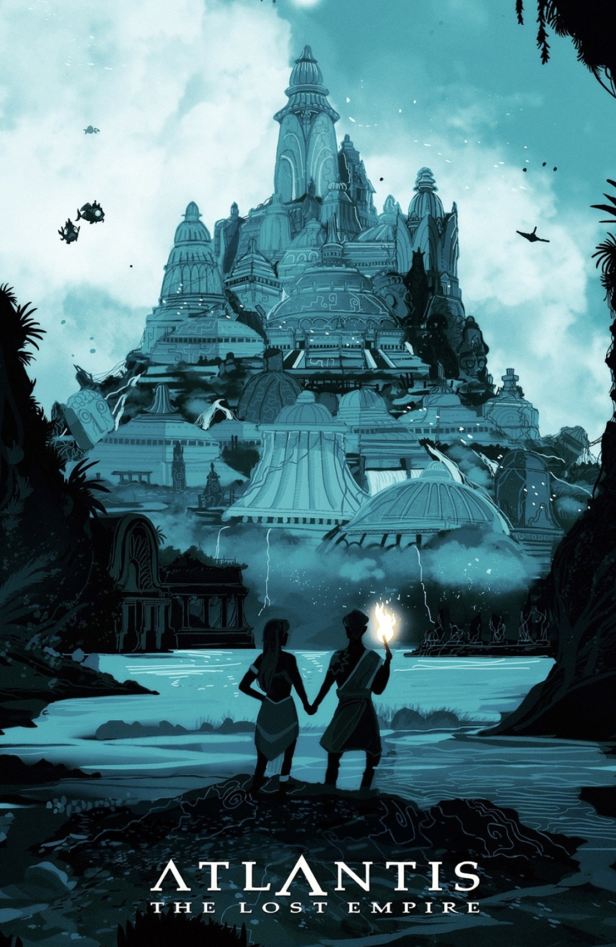 Atlantis: The Lost Empire, 2001, 1250x1920 HD Phone