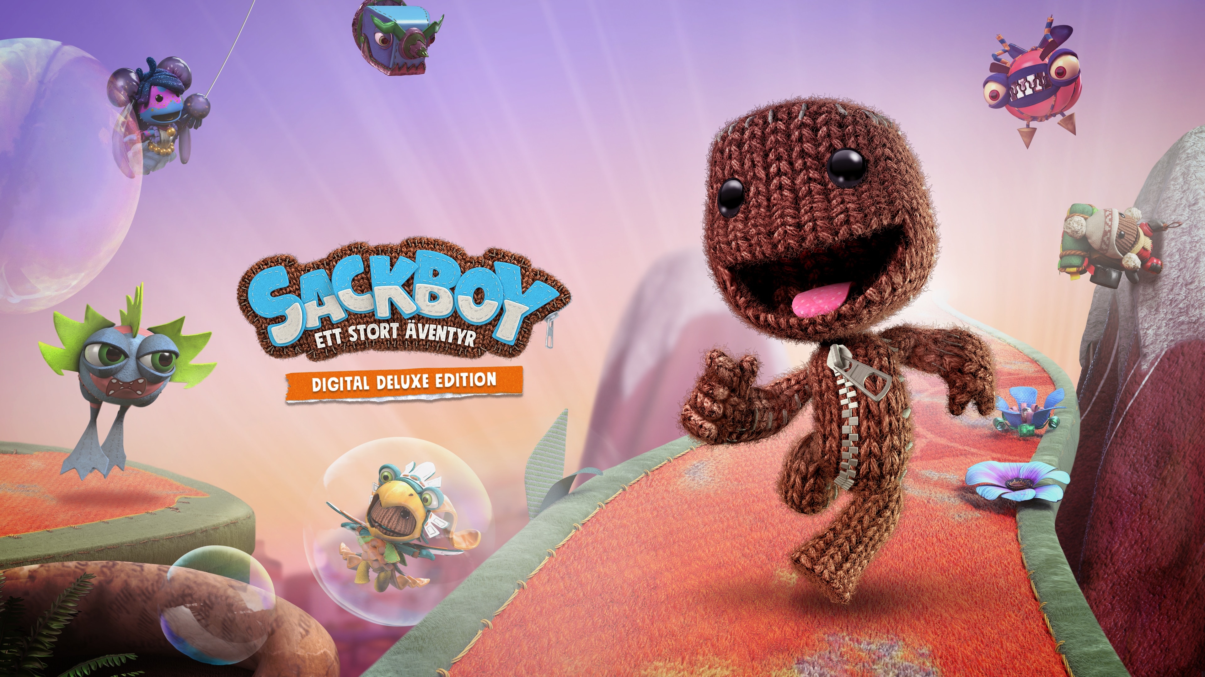 LBP game, Gaming world, Sackboy's big adventure, PS5 and PS4, 3840x2160 4K Desktop