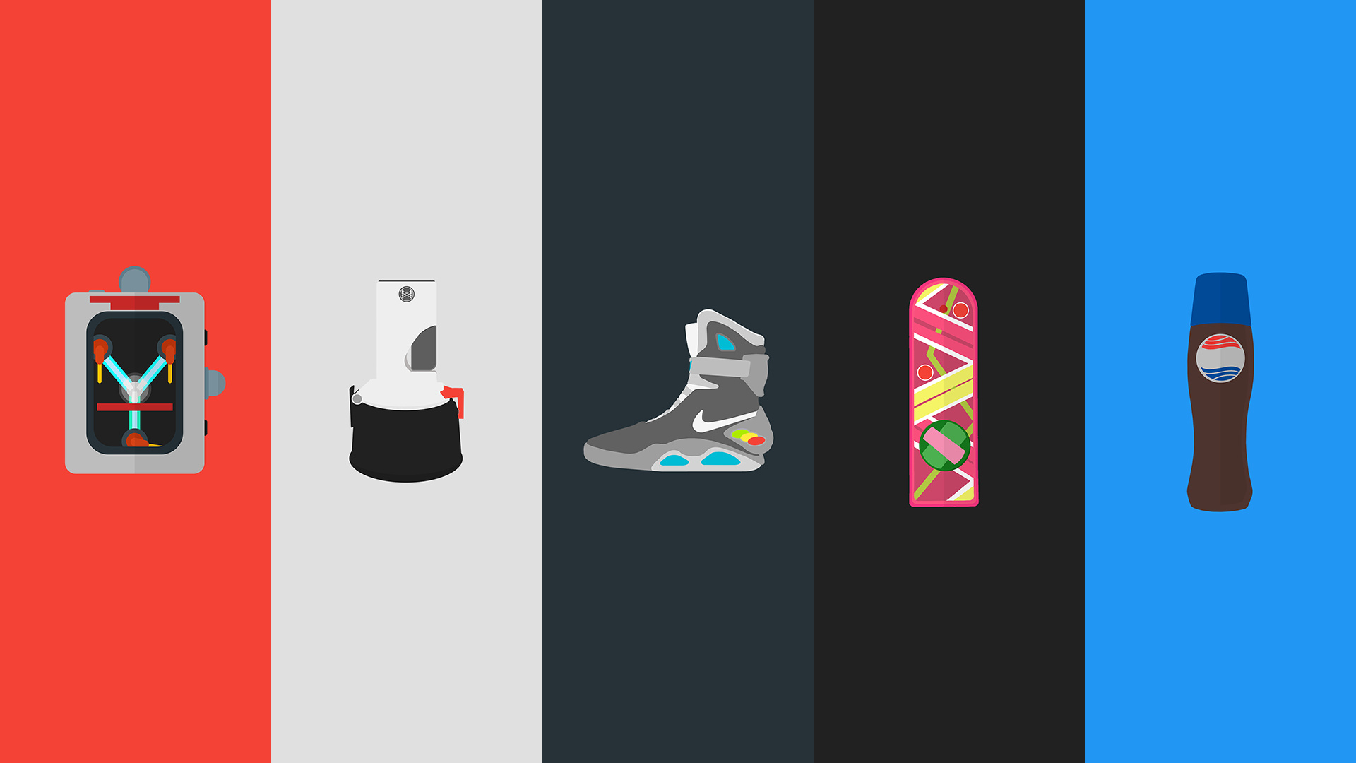 Hoverboard, Outatime wallpaper pack, Futuristic design, Mobile wallpaper for hoverboard lovers, 1920x1080 Full HD Desktop