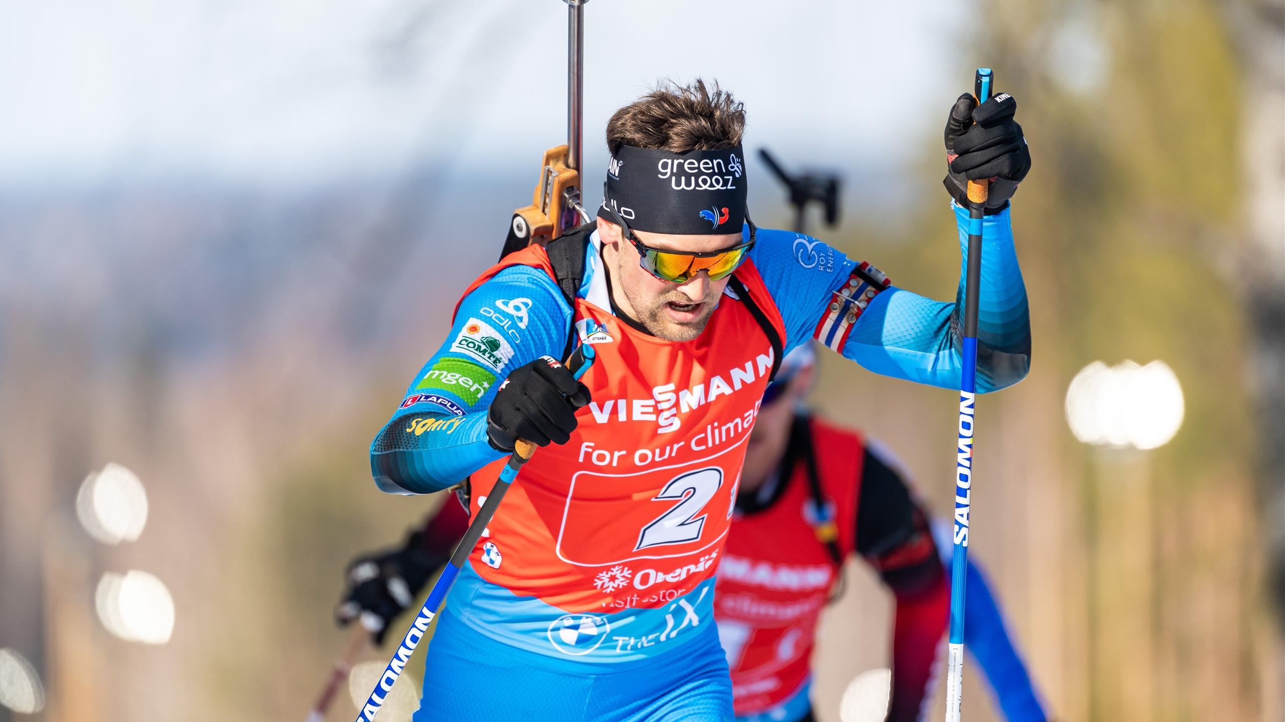 Simon Desthieux, farewell Holmenkollen, retirement weekend, biathlon, 2560x1440 HD Desktop