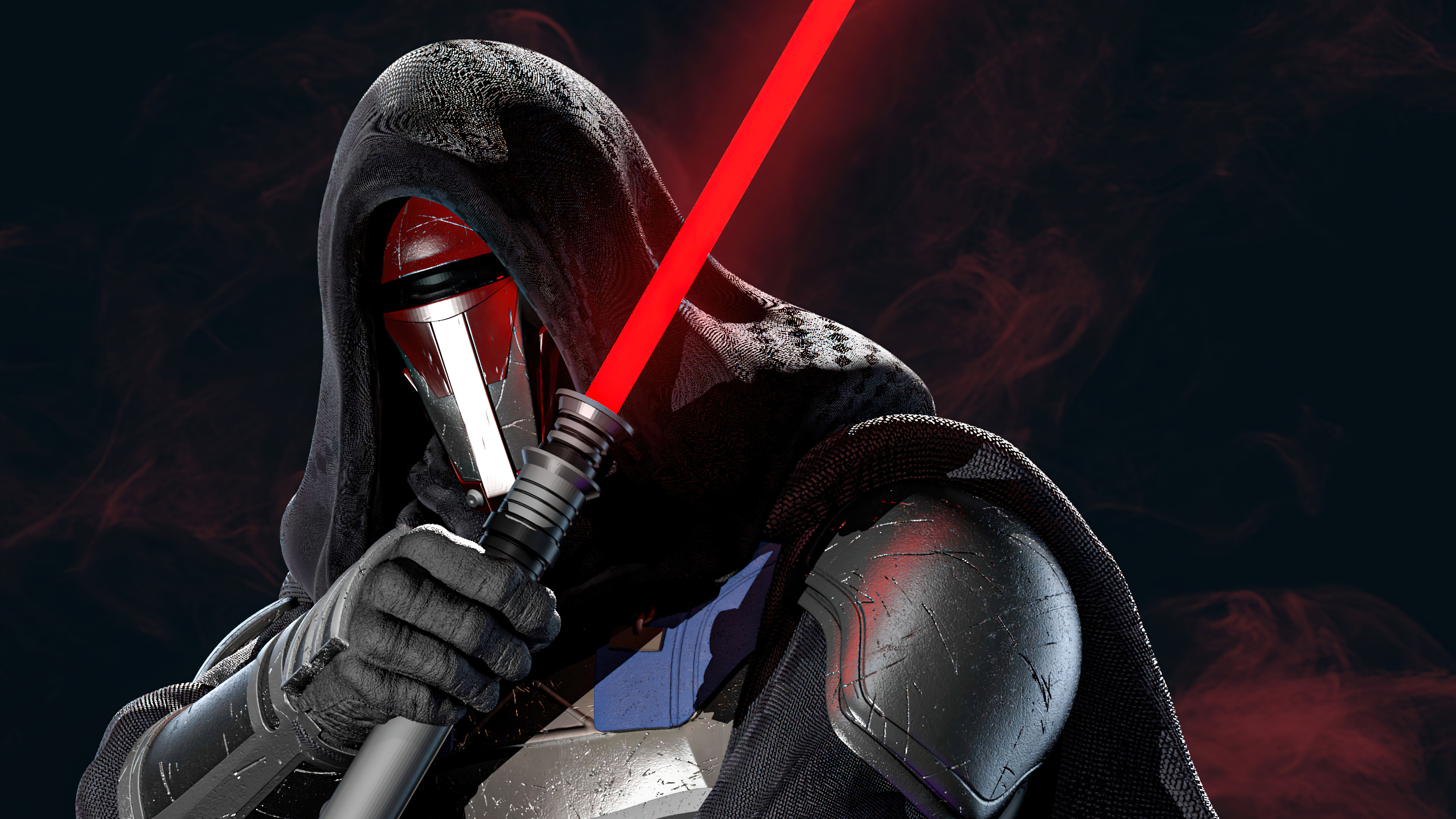 Darth Revan, 4K PC wallpaper, Sith Lord depiction, High resolution, 3840x2160 4K Desktop