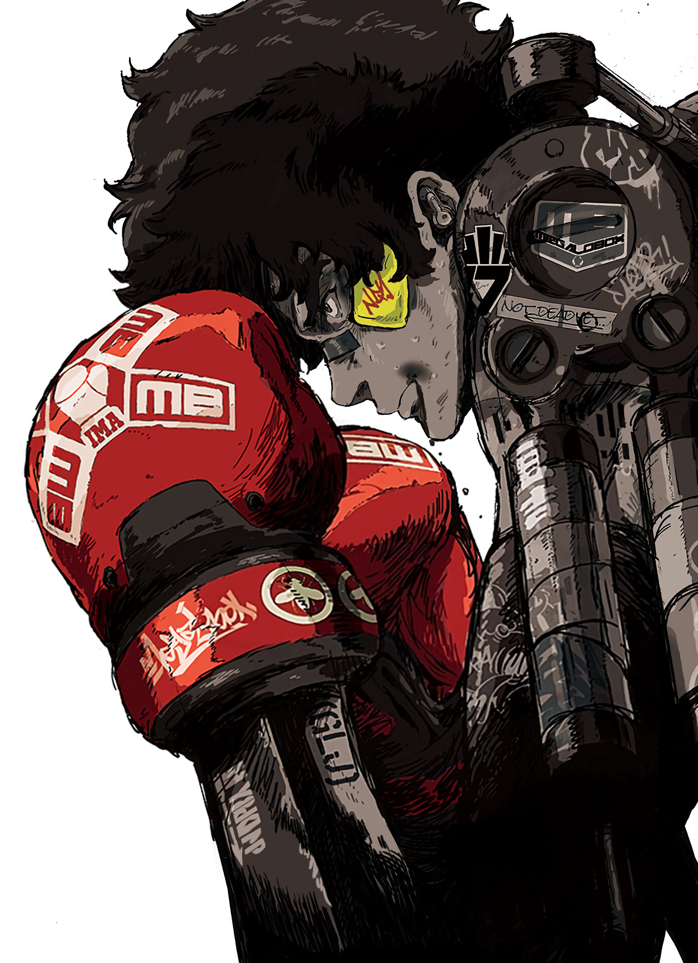 Megalo Box, Phone wallpapers, Futuristic boxing, Cool anime art, 1400x1920 HD Phone