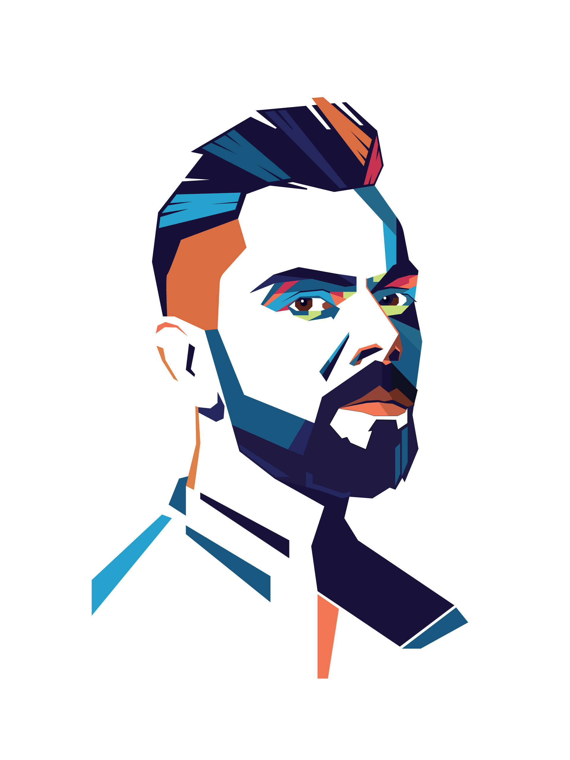 Virat Kohli, Artistic portrayal, Stunning portrait, Capturing essence, 1920x2560 HD Phone