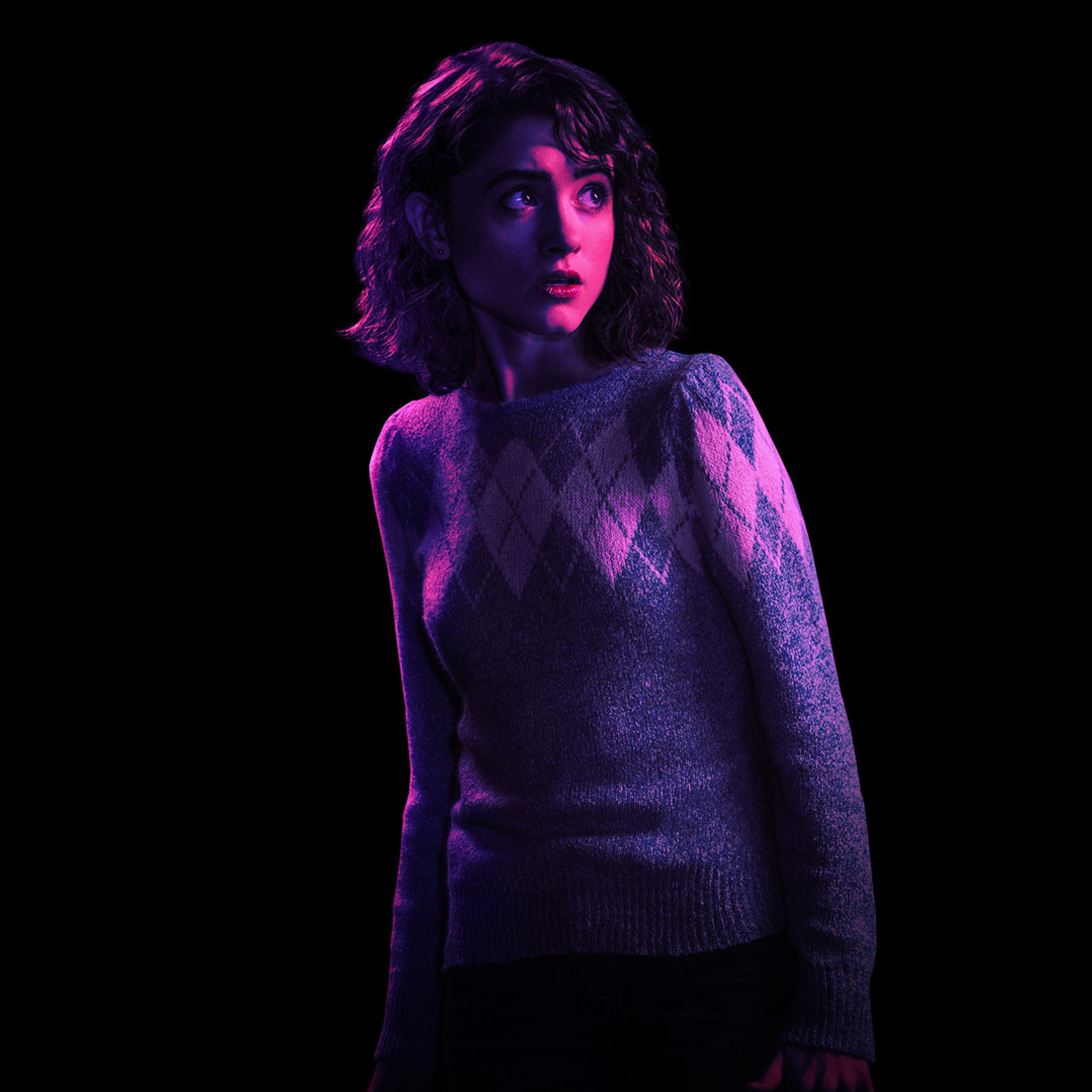 Natalia Dyer, Nancy in Stranger Things season 2, iPad Air, 2050x2050 HD Phone