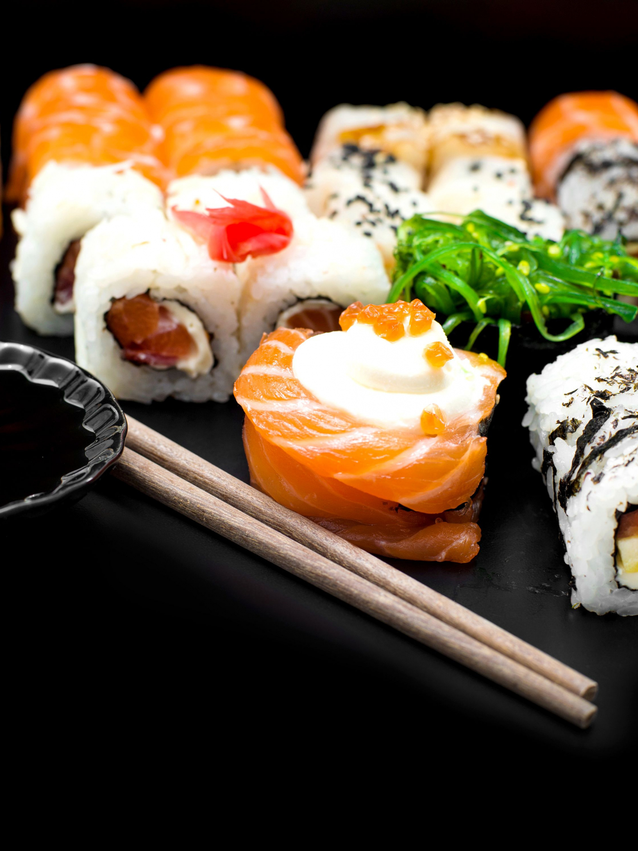 High-quality sushi wallpapers, Varied sushi backgrounds, Desktop, mobile, and tablet compatible, Sushi appreciation, 2050x2740 HD Phone