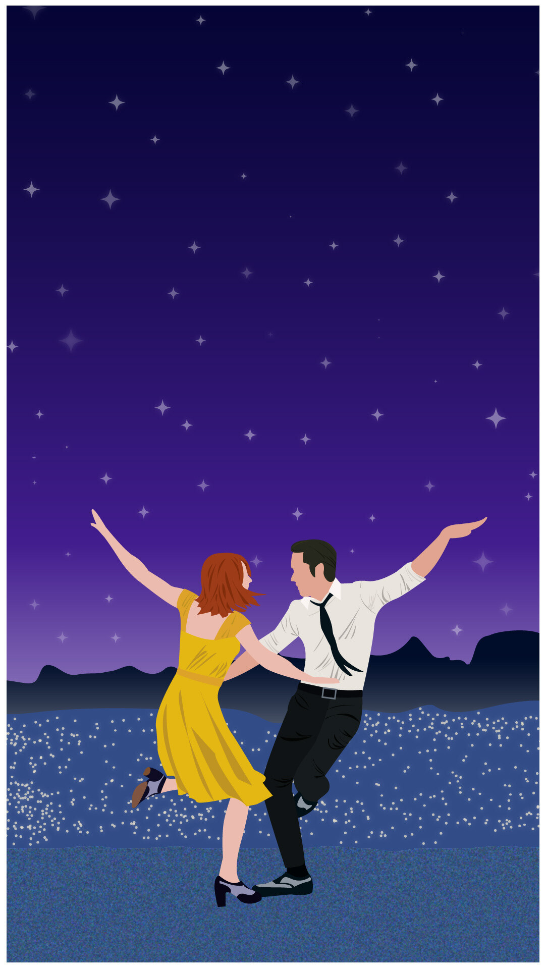 La La Land movie wallpapers, Posted by Samantha Thompson, Visual storytelling, Musical enchantment, 1080x1920 Full HD Phone